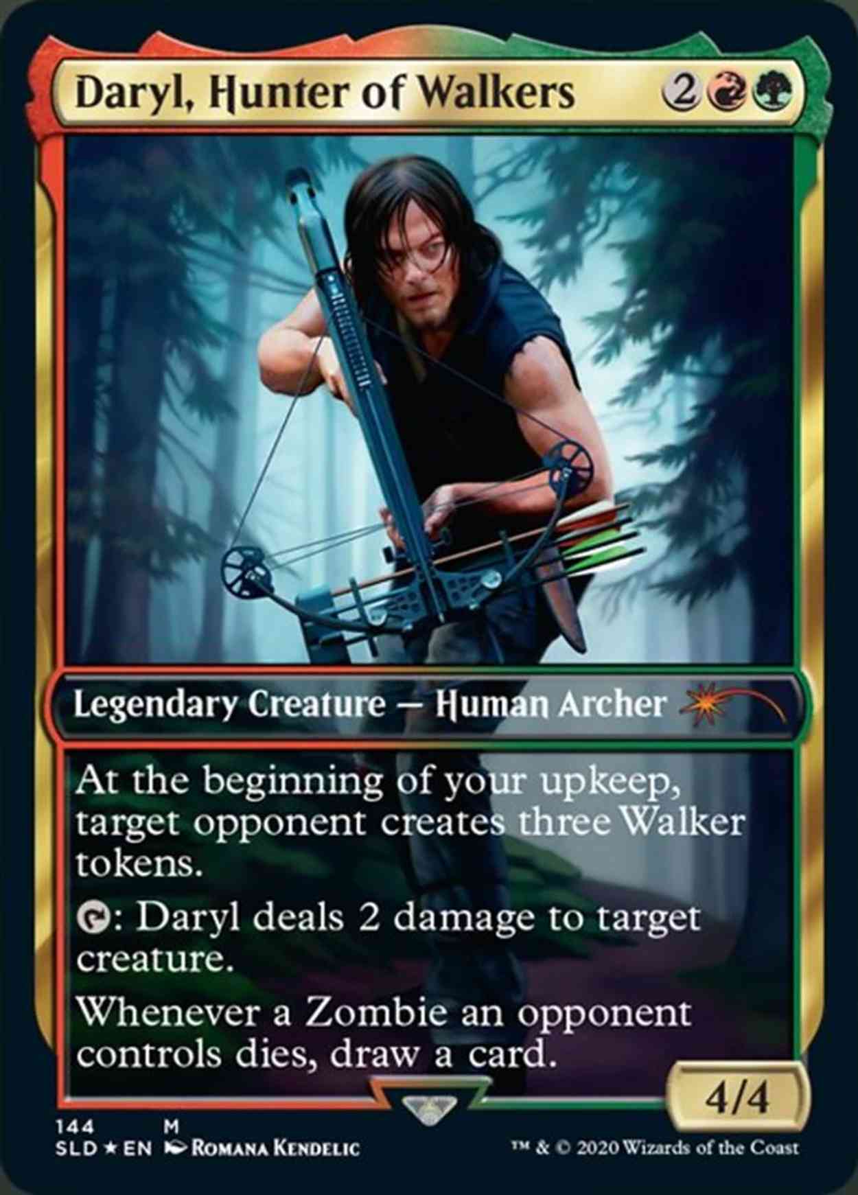 Daryl, Hunter of Walkers magic card front