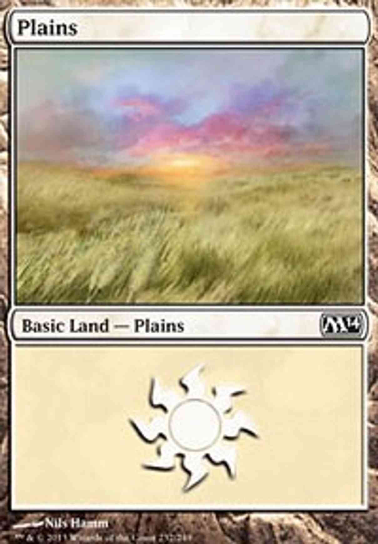 Plains (232) magic card front