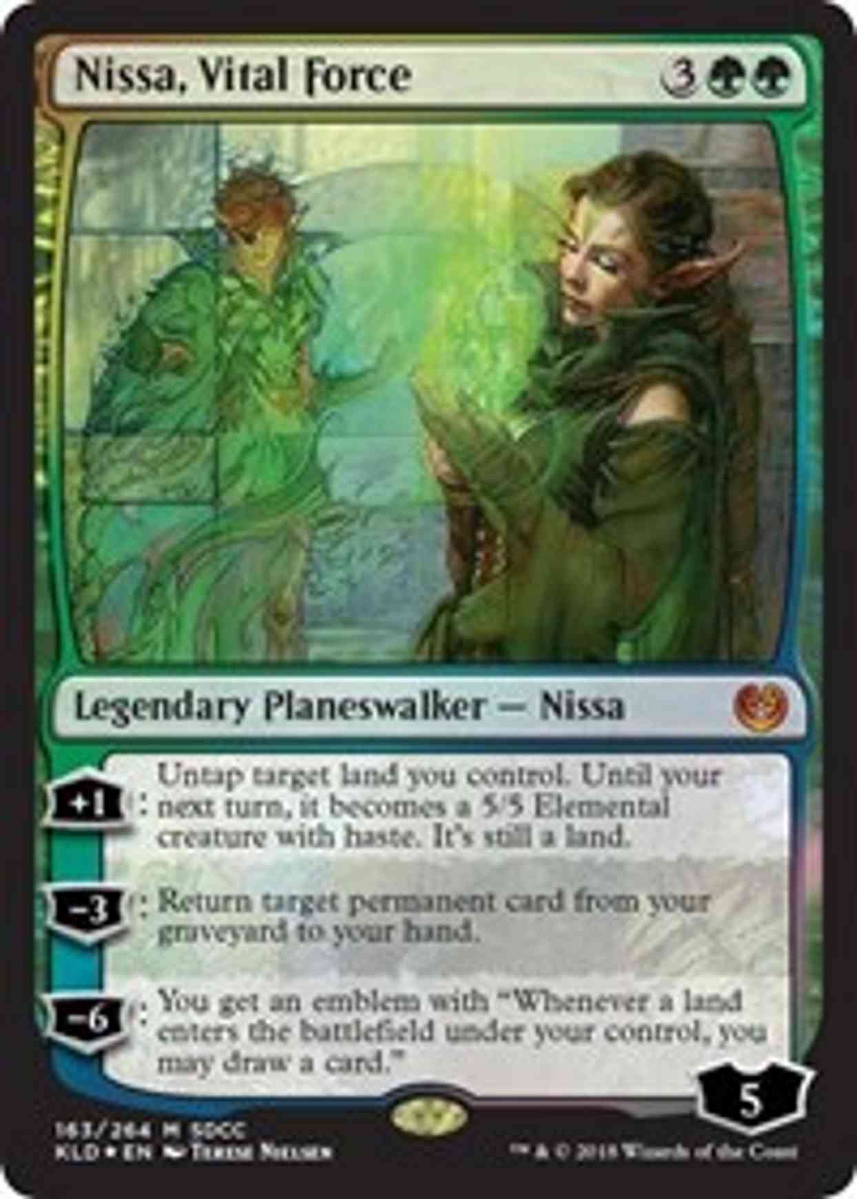 Nissa, Vital Force (SDCC 2018 Exclusive) magic card front