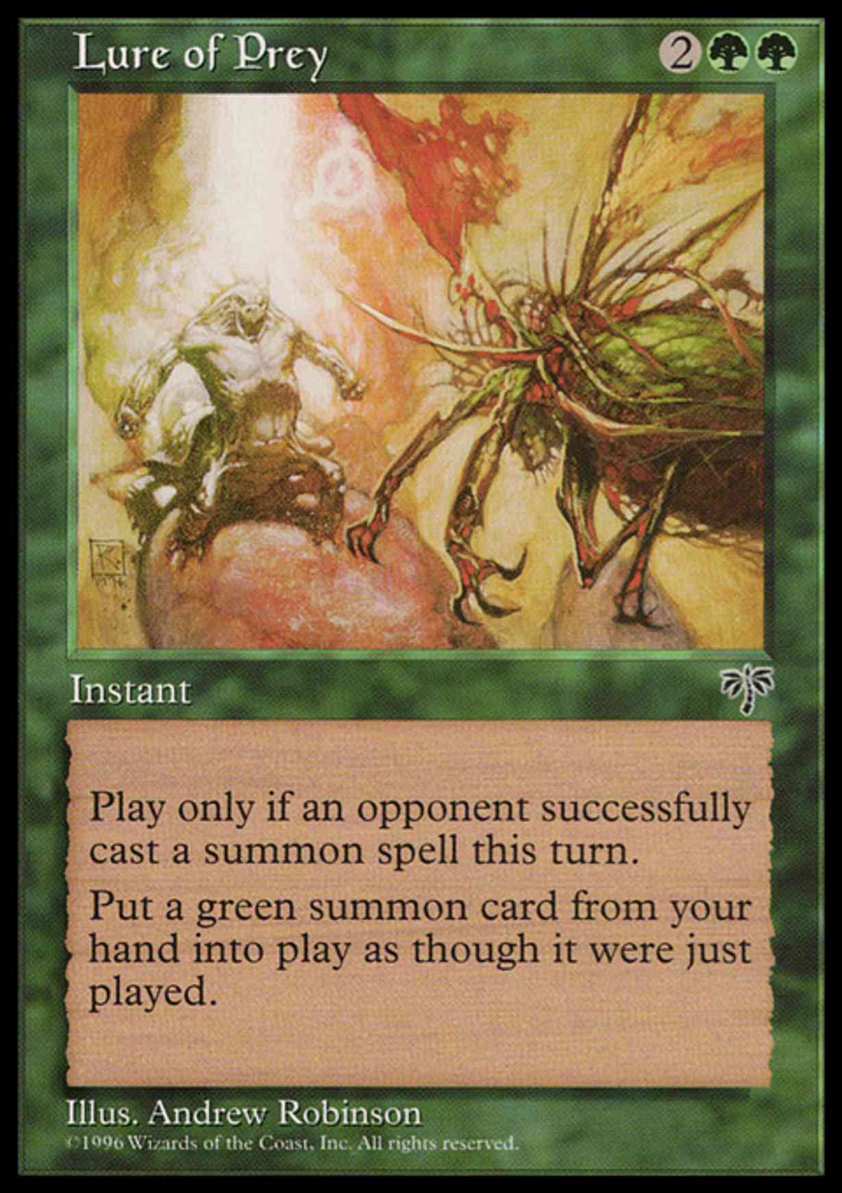 Lure of Prey magic card front