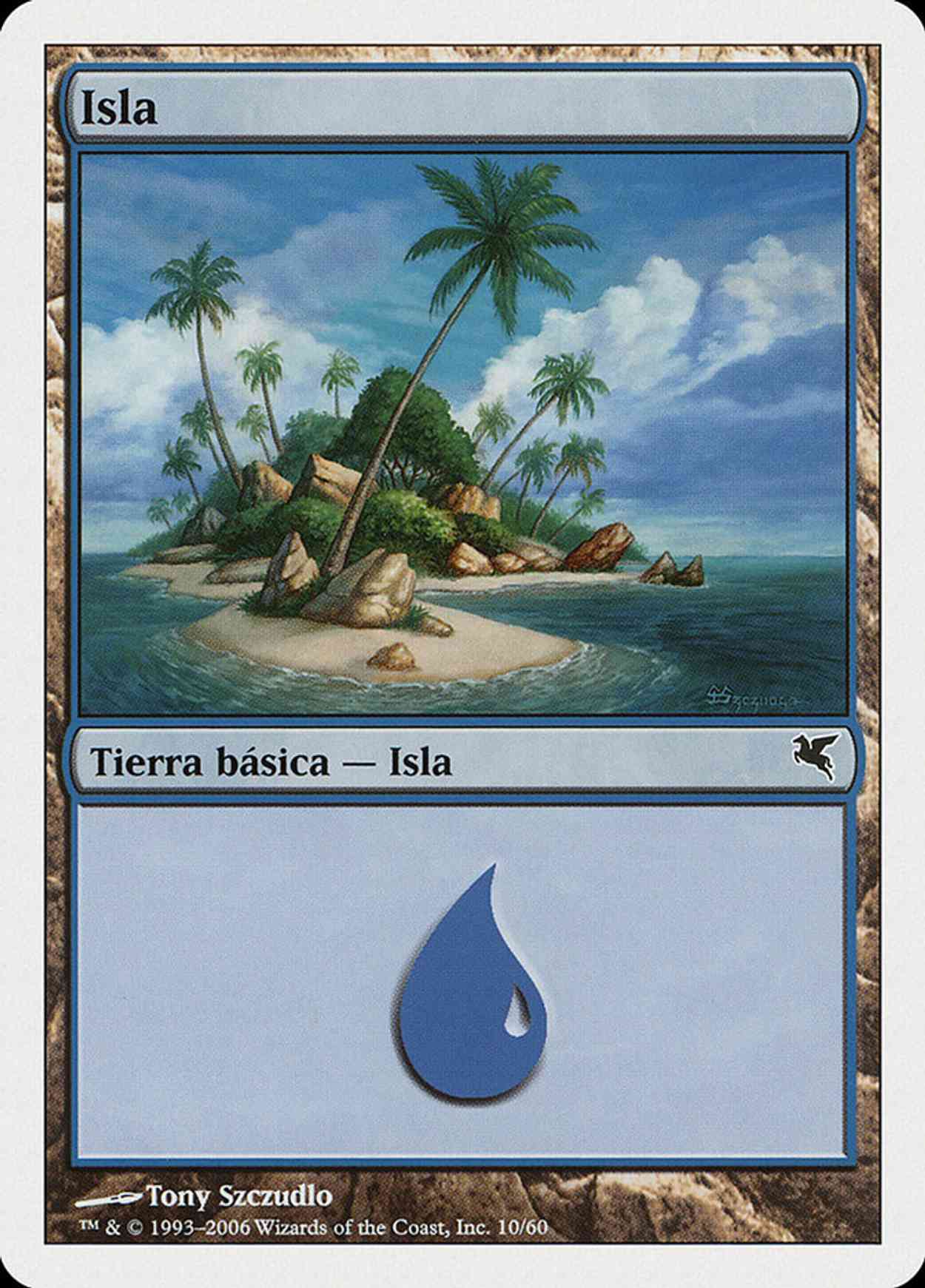 Island (Retro Frame) magic card front