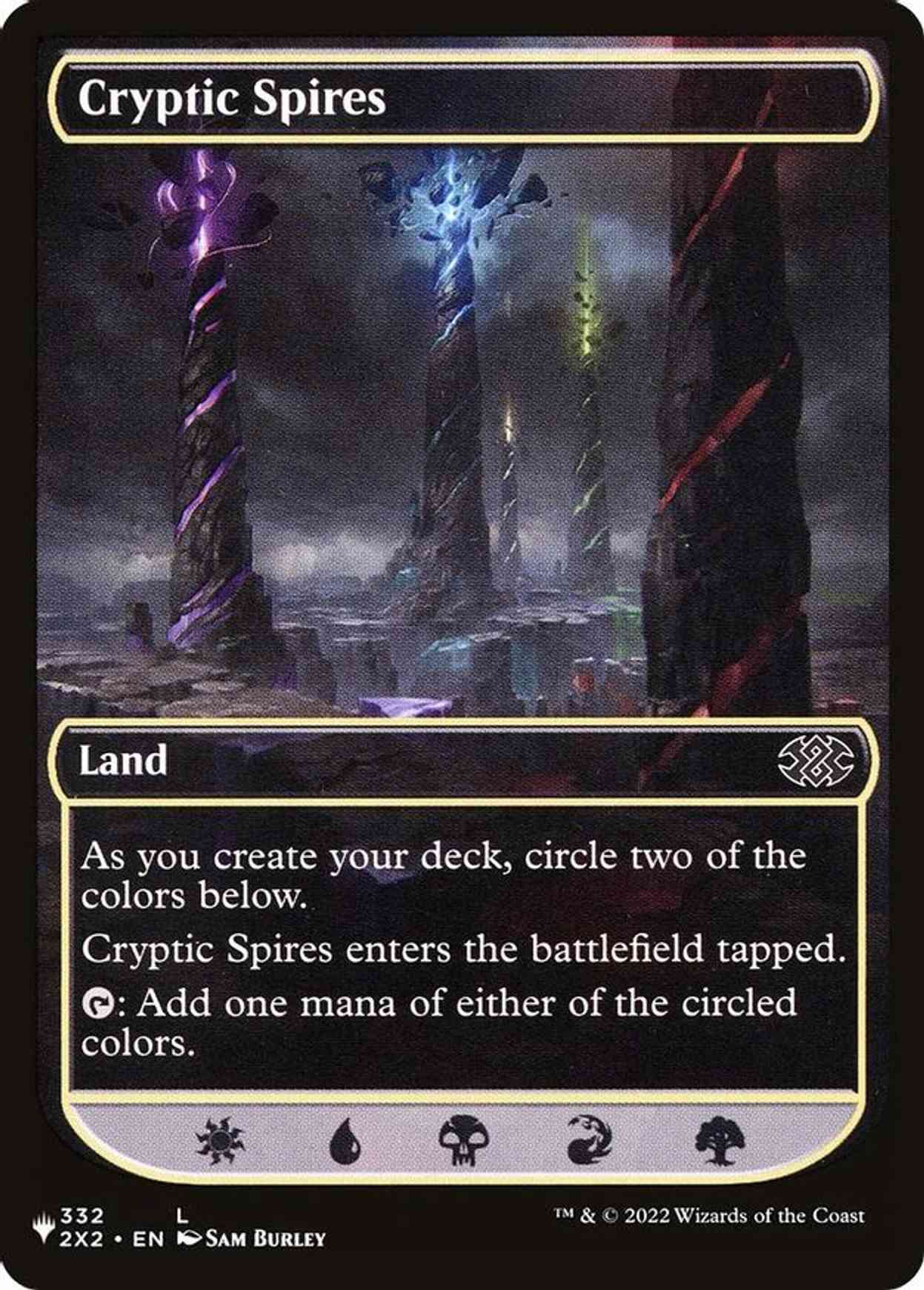 Cryptic Spires magic card front