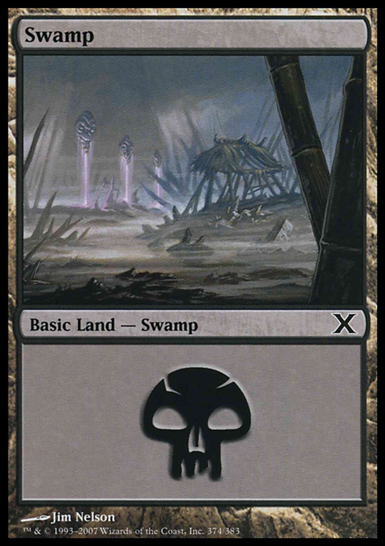 Swamp (374) magic card front