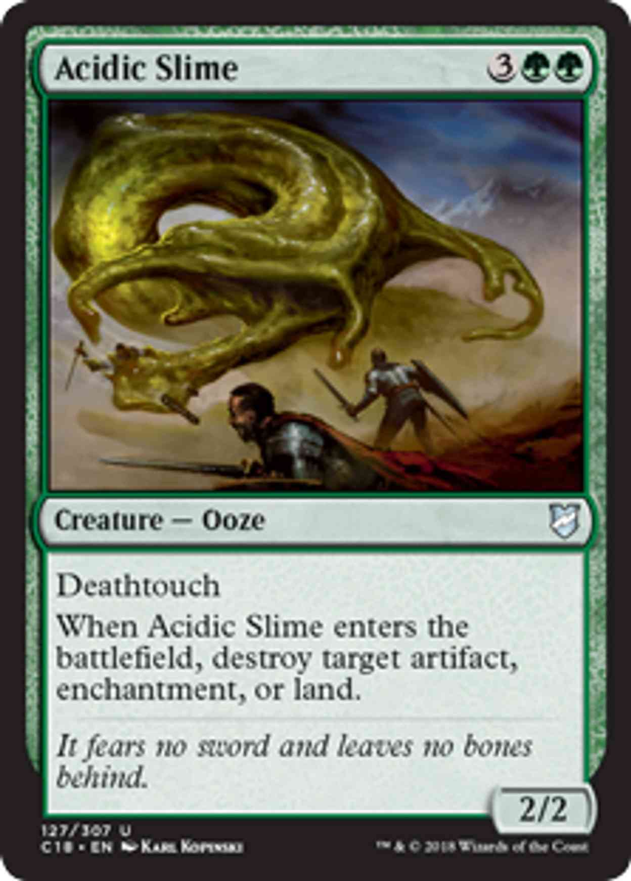 Acidic Slime magic card front