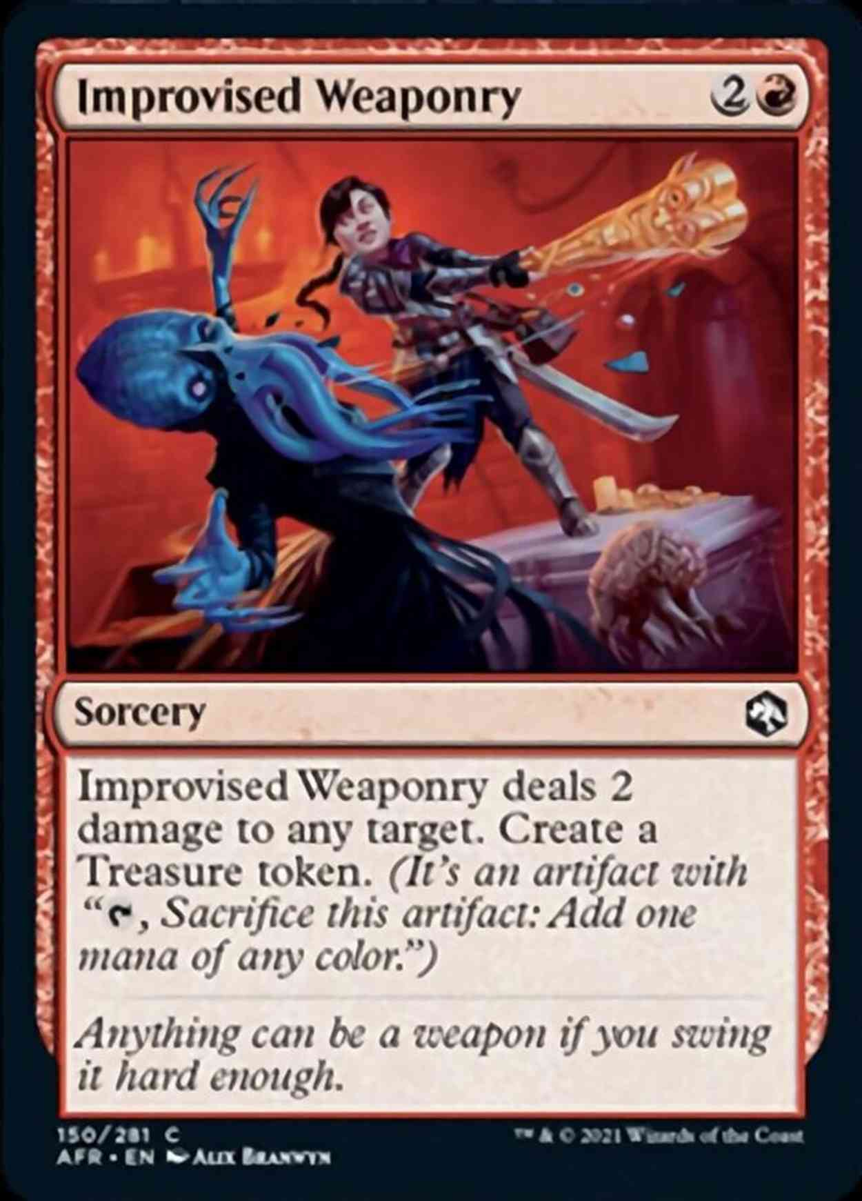 Improvised Weaponry magic card front