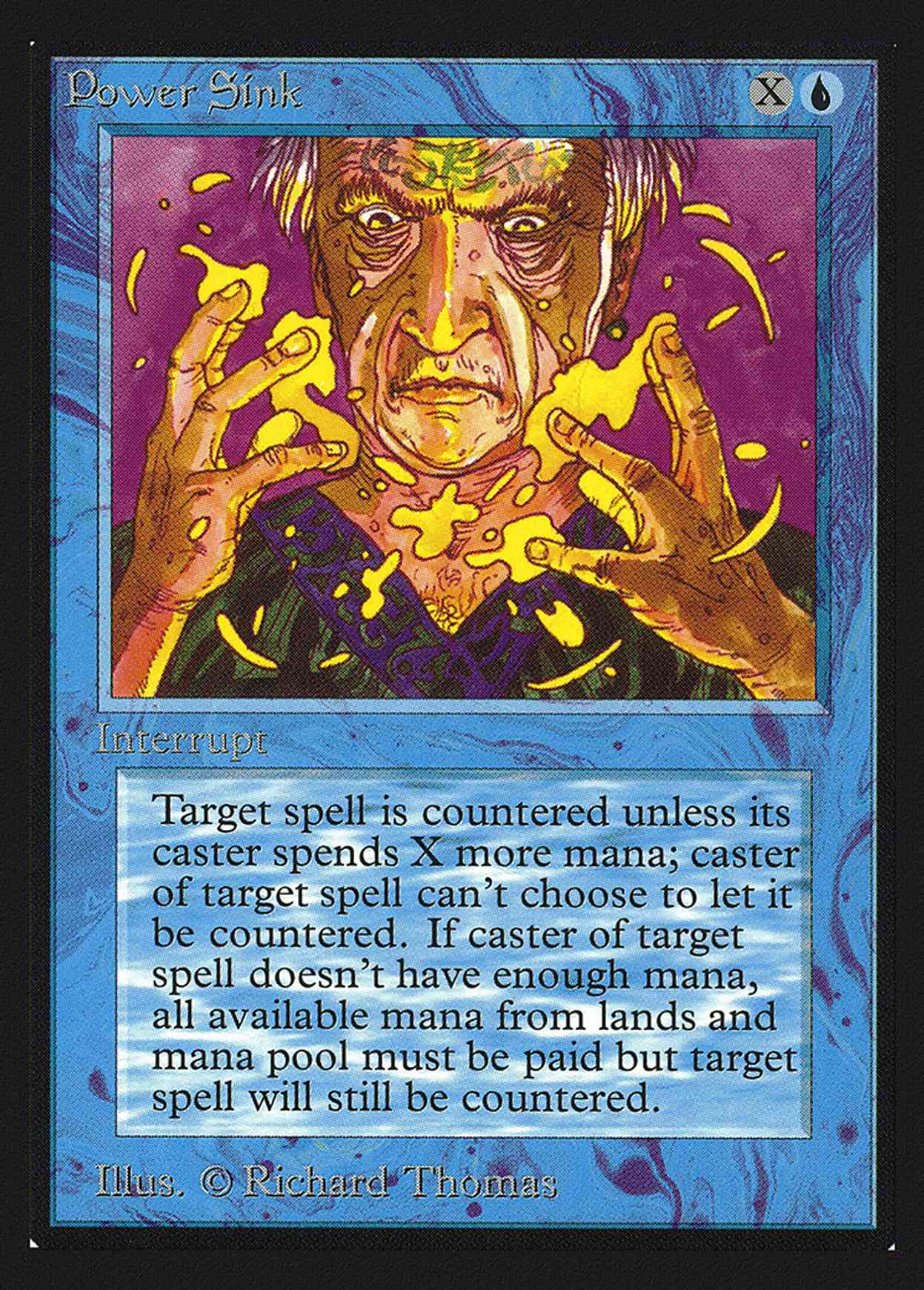 Power Sink (CE) magic card front