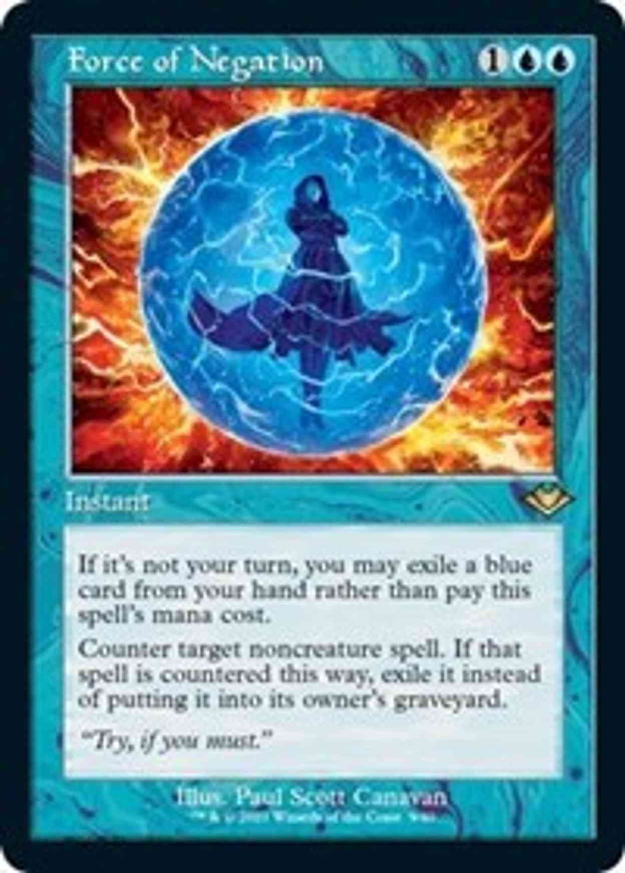 Force of Negation (Retro Frame) magic card front