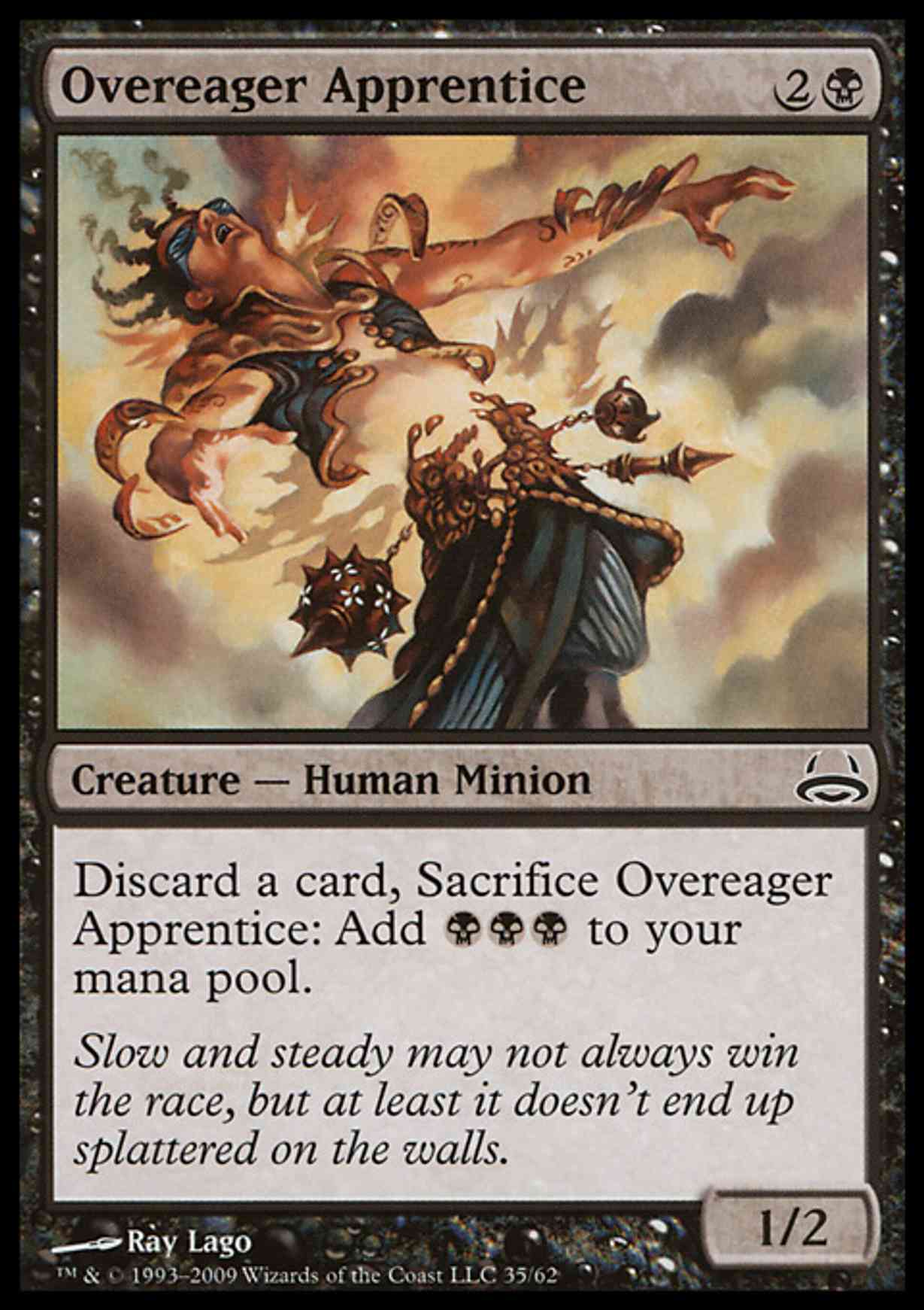 Overeager Apprentice magic card front