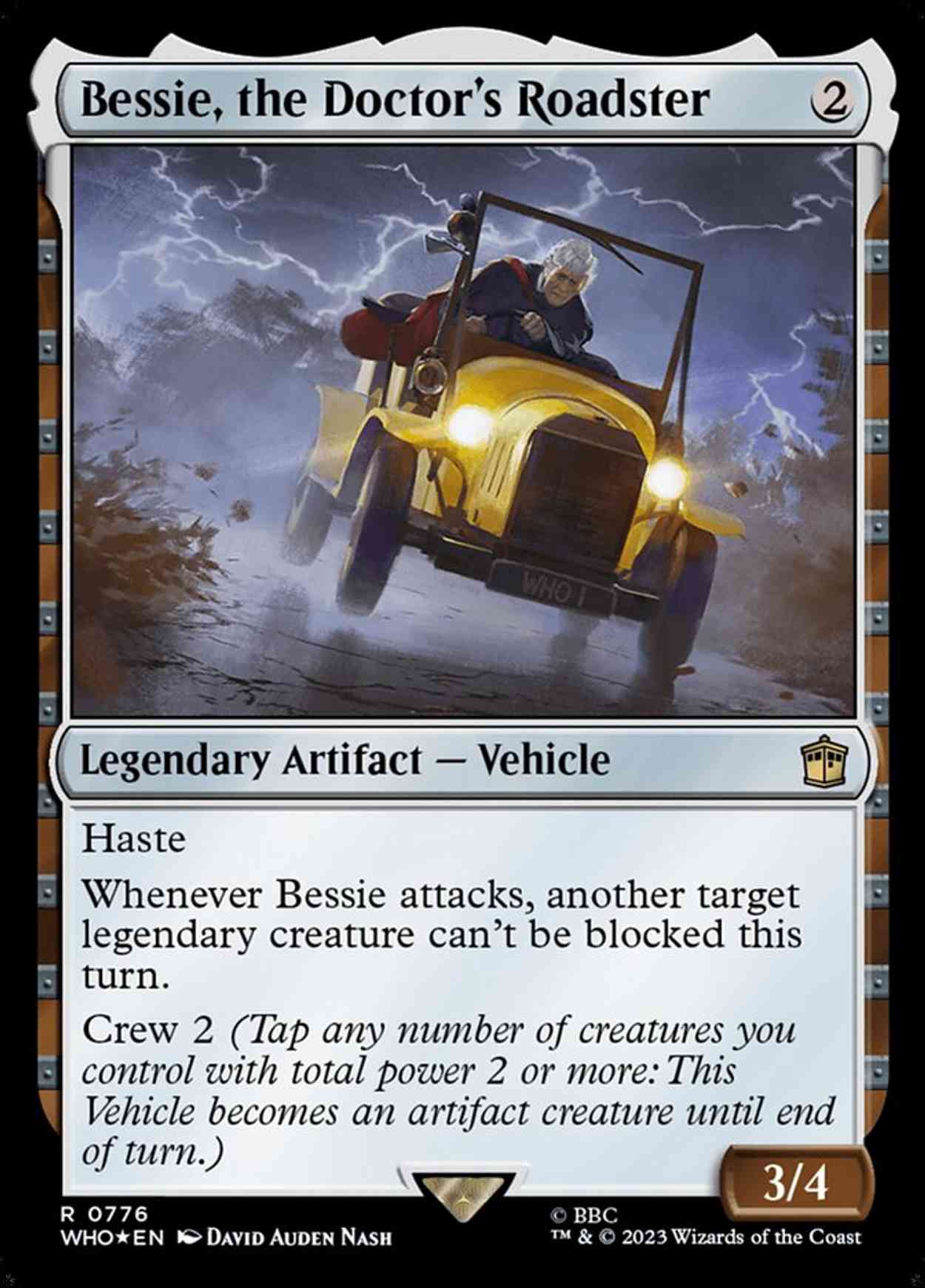 Bessie, the Doctor's Roadster (Surge Foil) magic card front