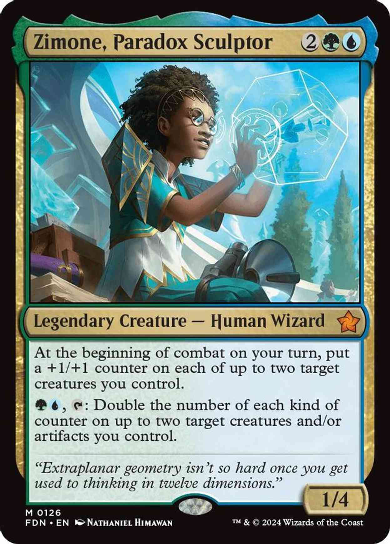 Zimone, Paradox Sculptor magic card front