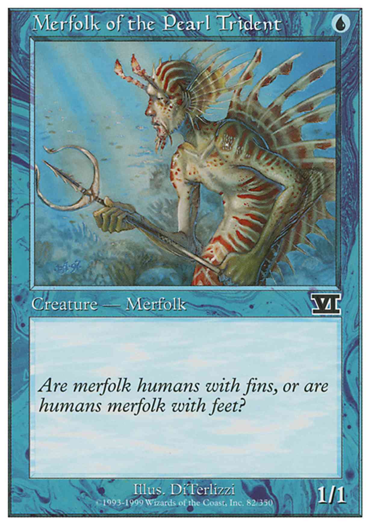 Merfolk of the Pearl Trident magic card front