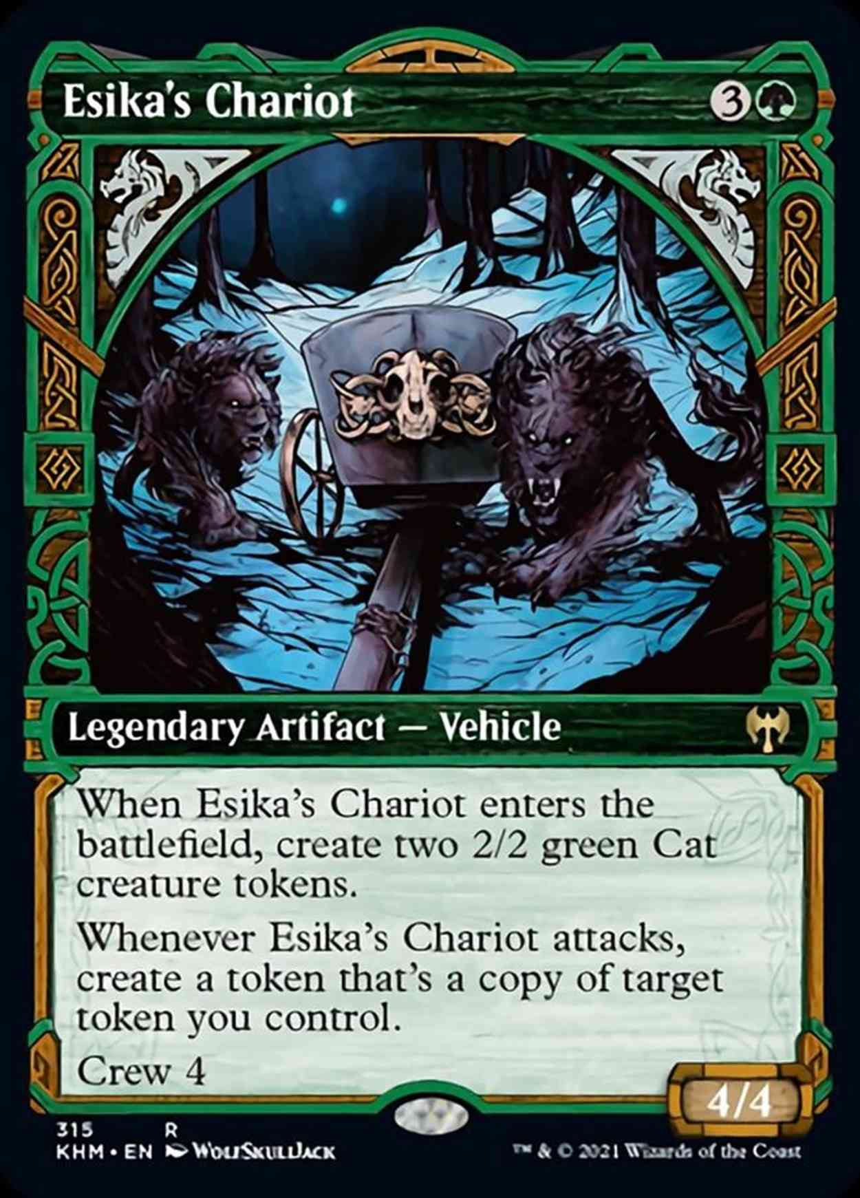 Esika's Chariot (Showcase) magic card front