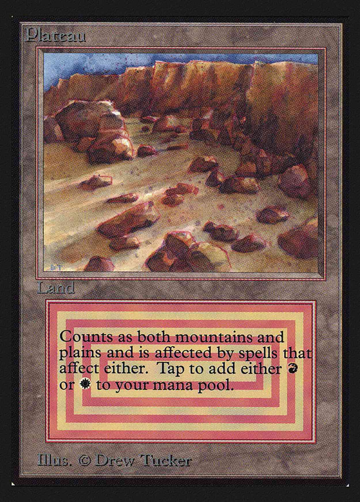 Plateau (IE) magic card front