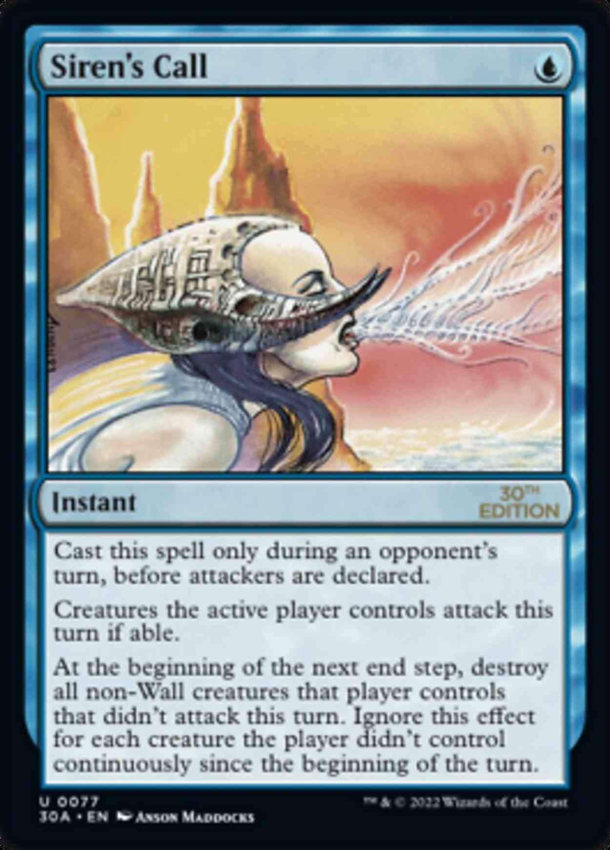 Siren's Call magic card front