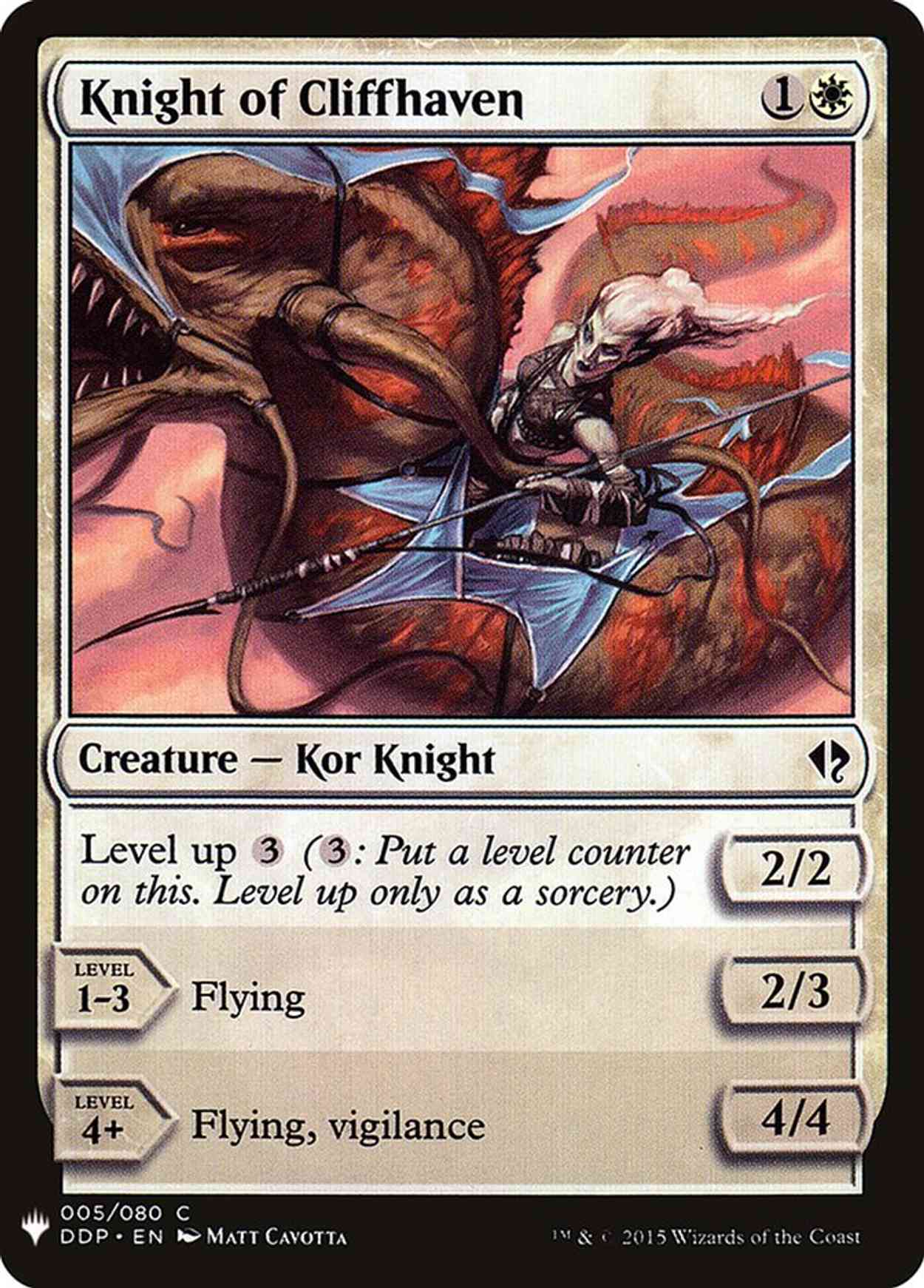 Knight of Cliffhaven magic card front