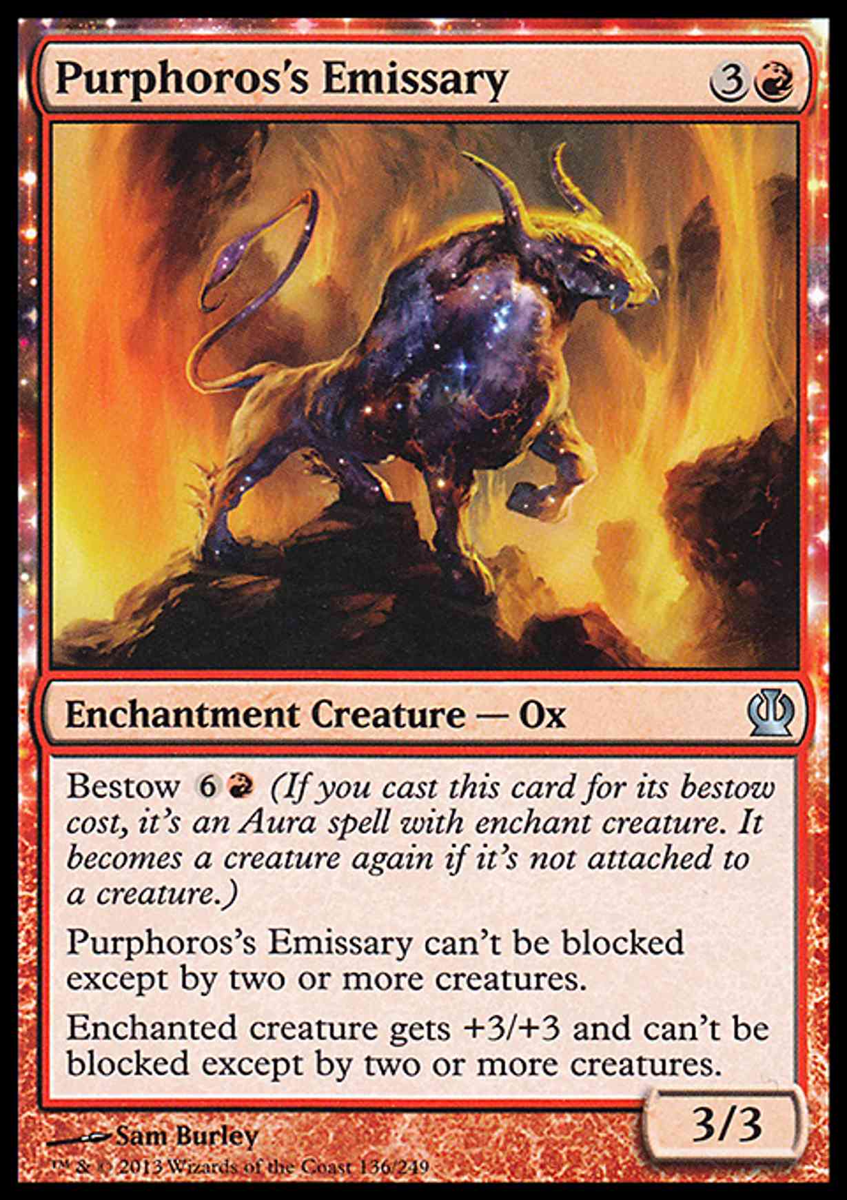 Purphoros's Emissary magic card front