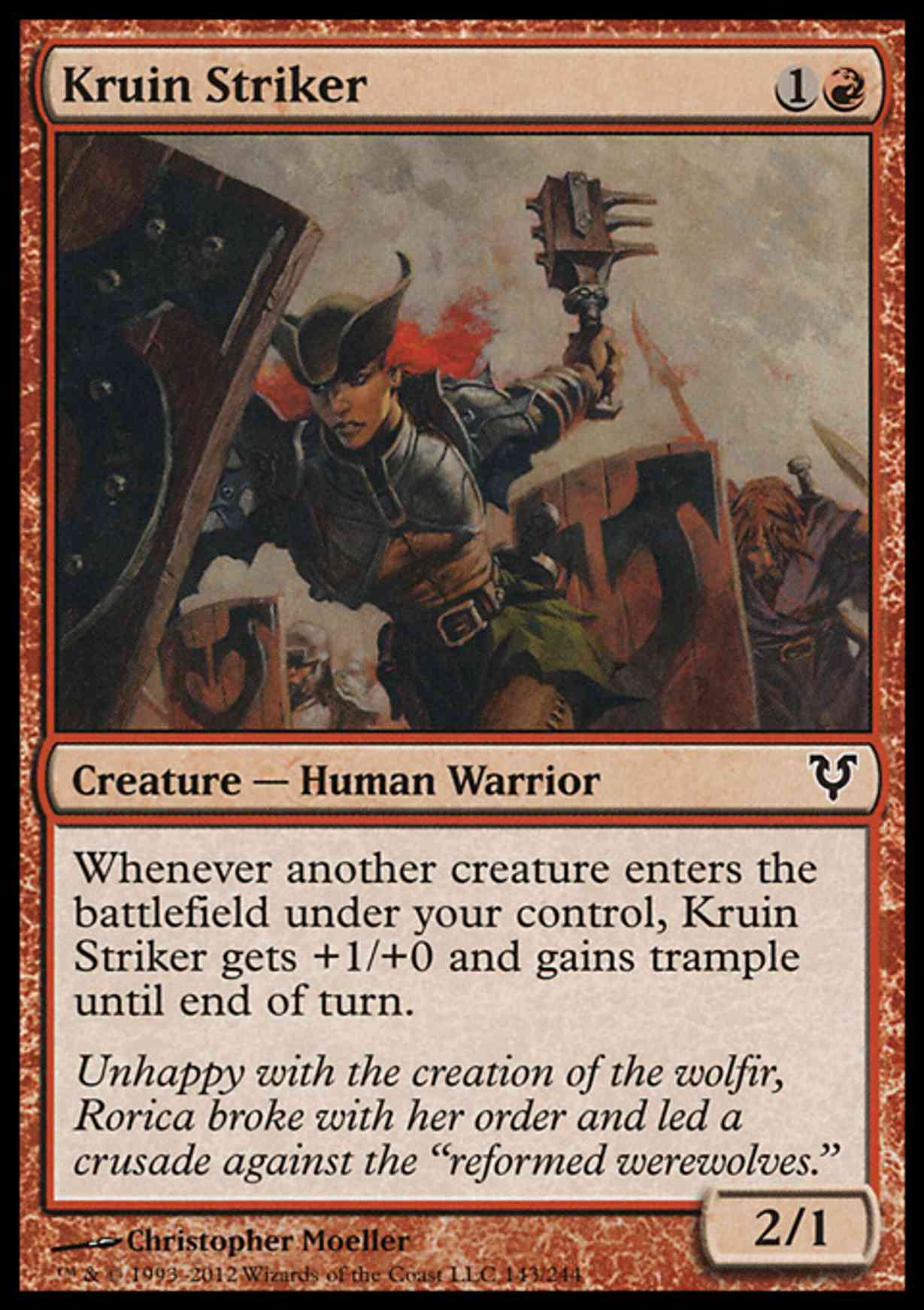 Kruin Striker magic card front