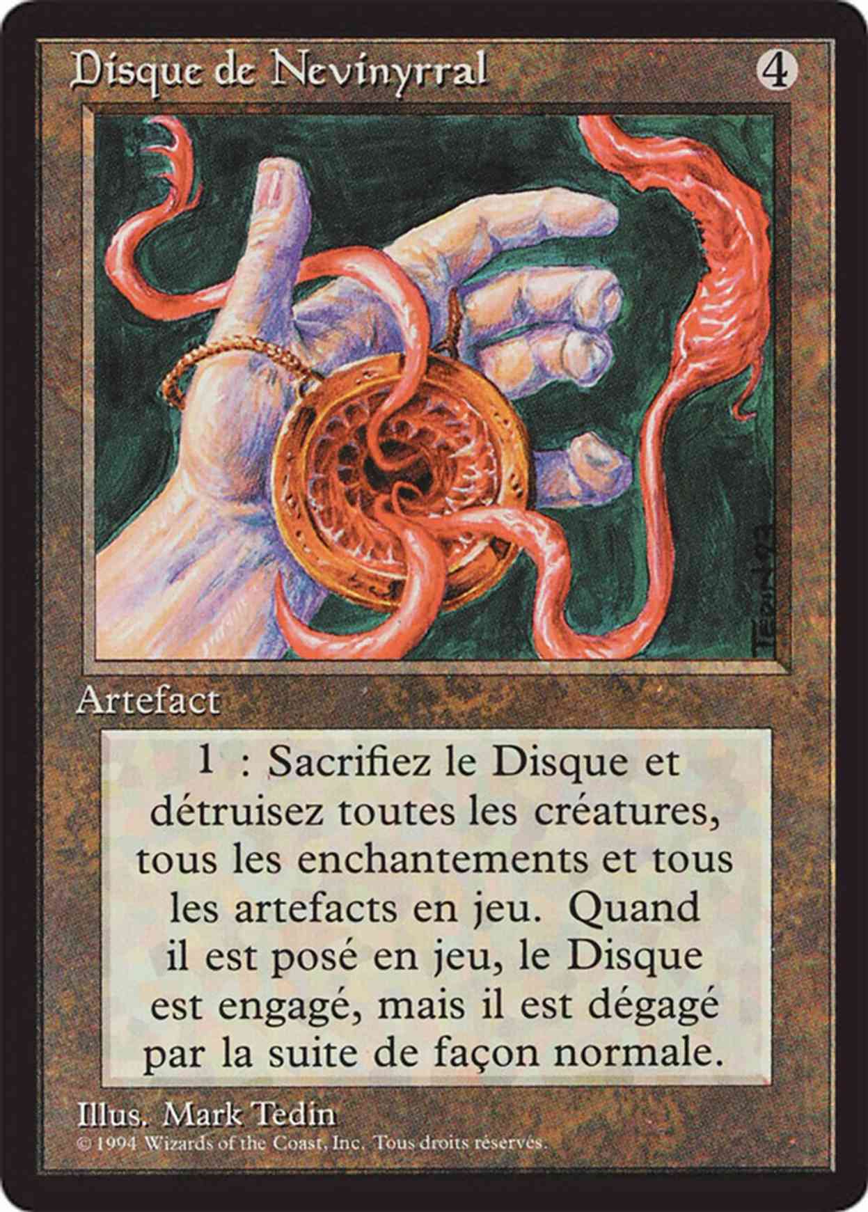 Nevinyrral's Disk magic card front