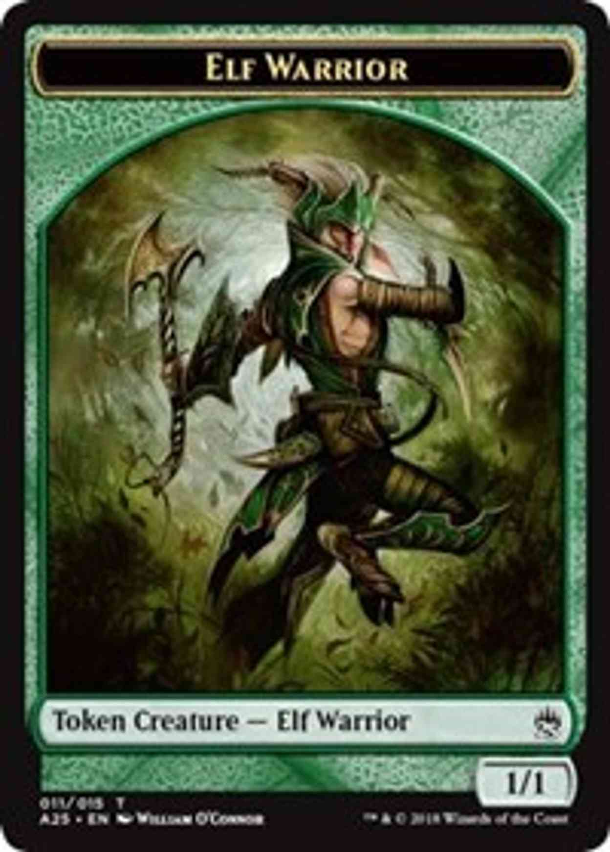 Elf Warrior Token (011) magic card front