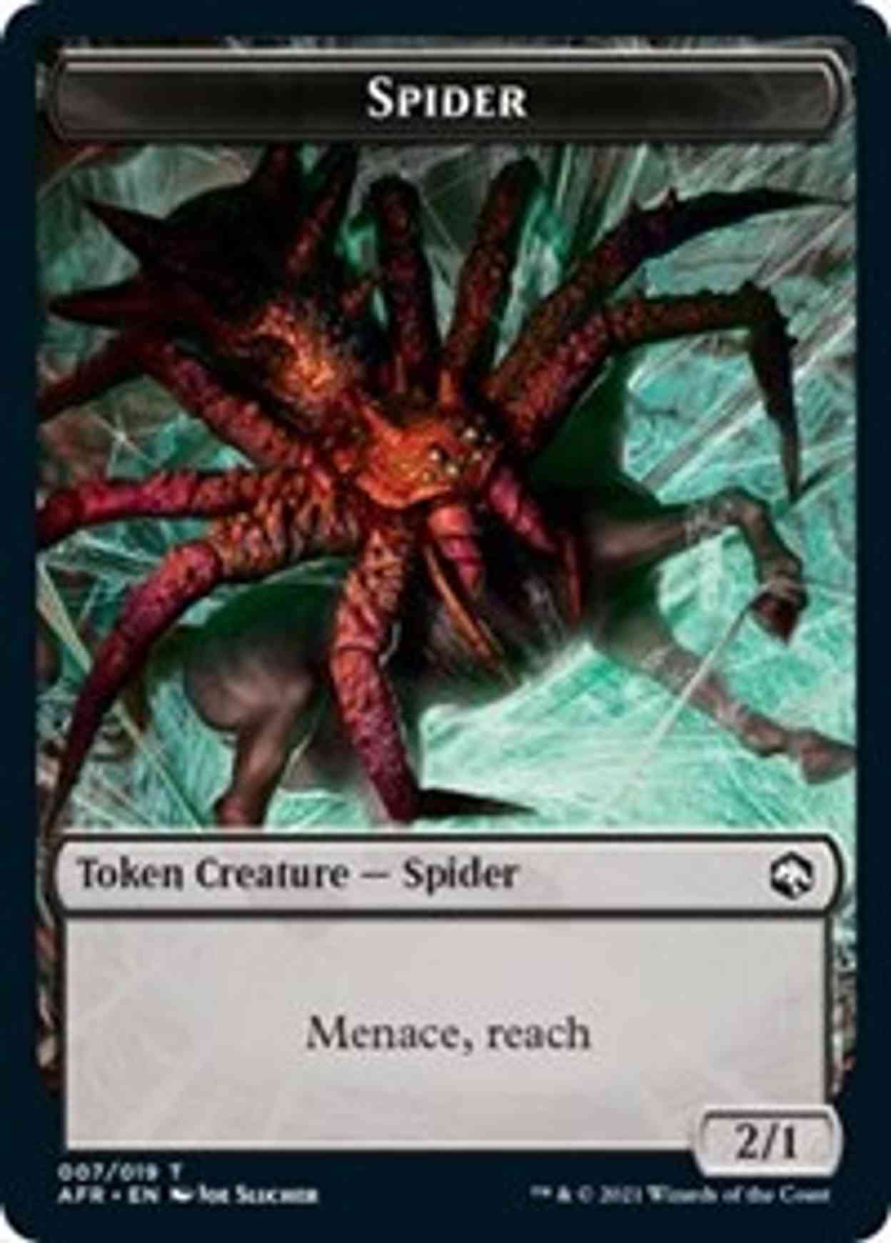 Spider // Guenhwyvar Double-sided Token magic card front