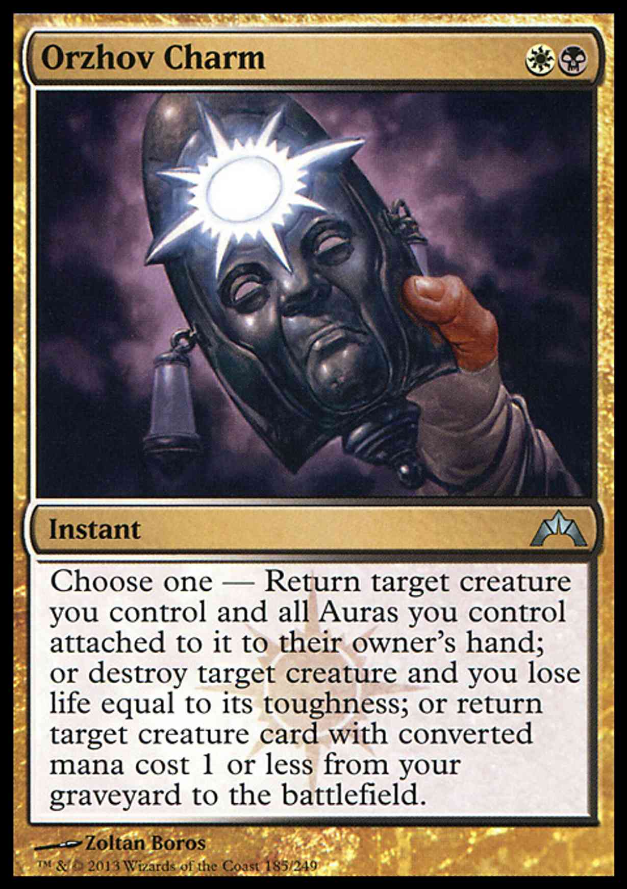 Orzhov Charm magic card front