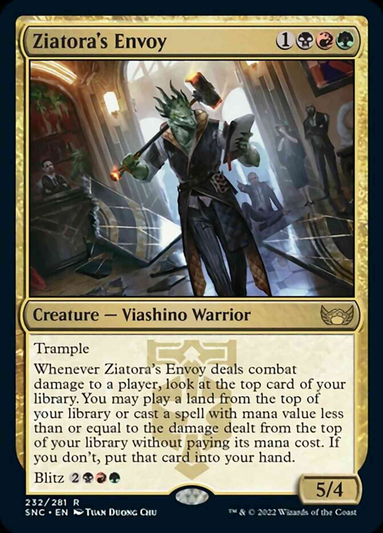 Ziatora's Envoy magic card front