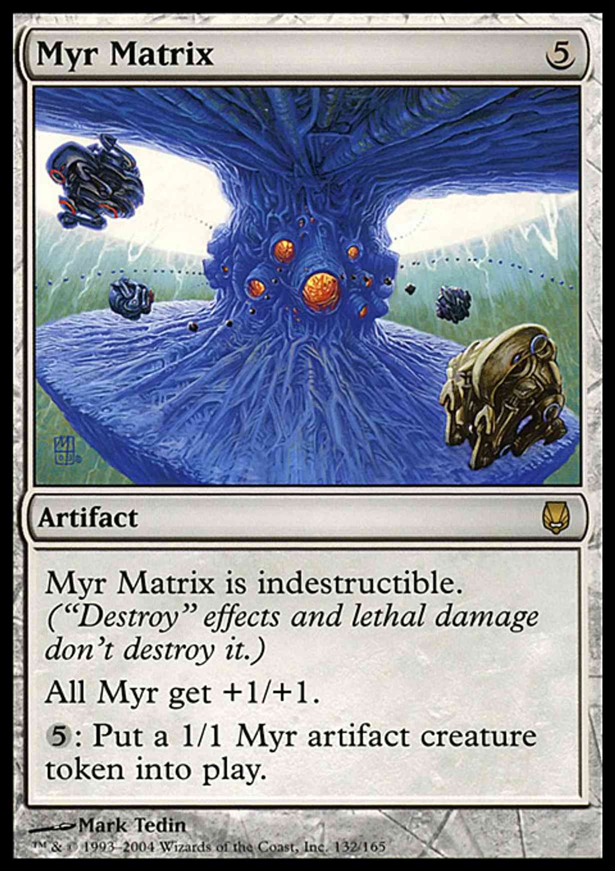 Myr Matrix magic card front