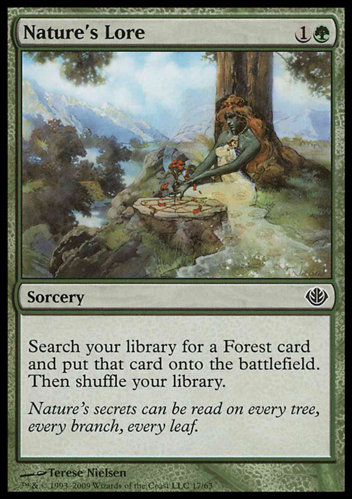 Nature's Lore magic card front