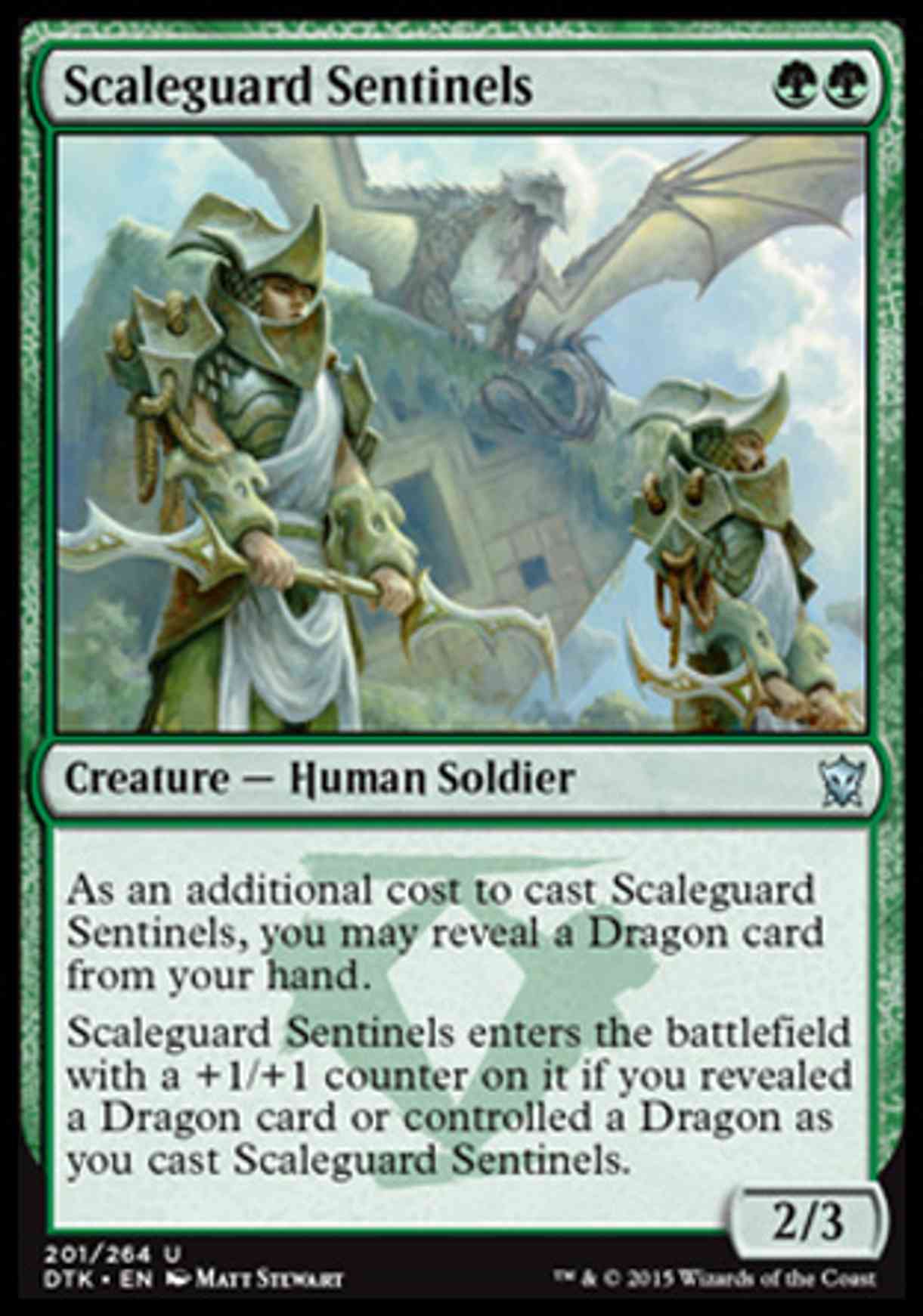 Scaleguard Sentinels magic card front