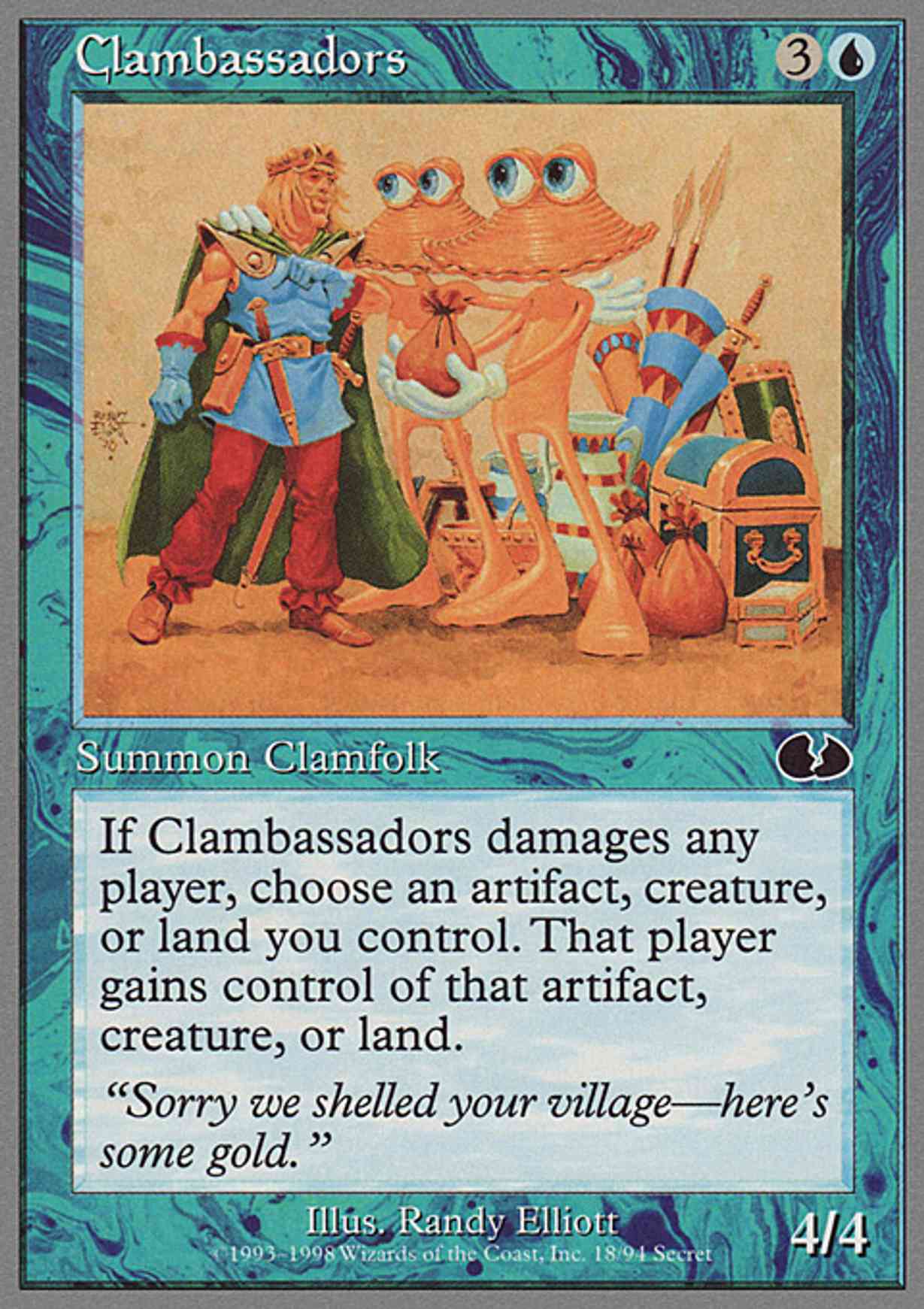 Clambassadors magic card front