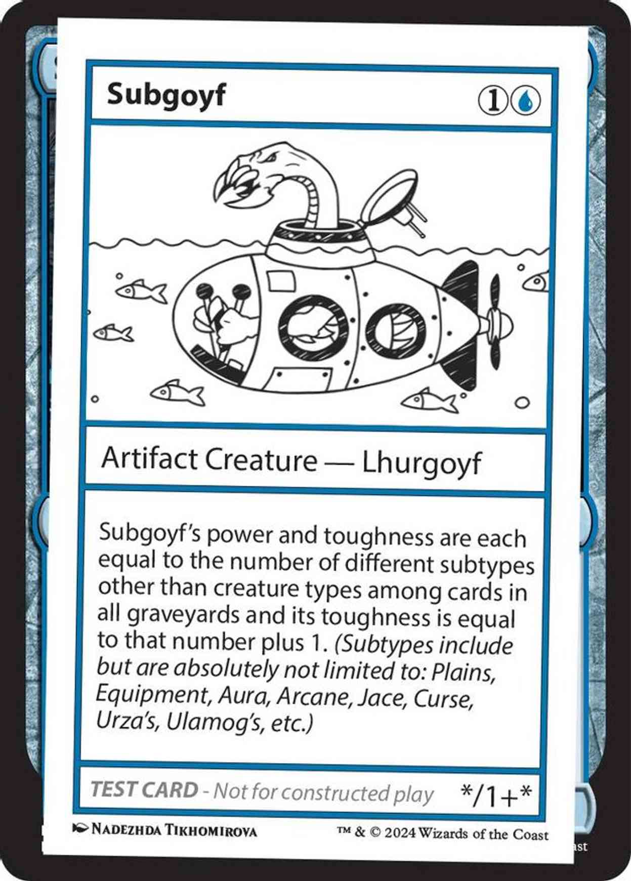 Subgoyf magic card front