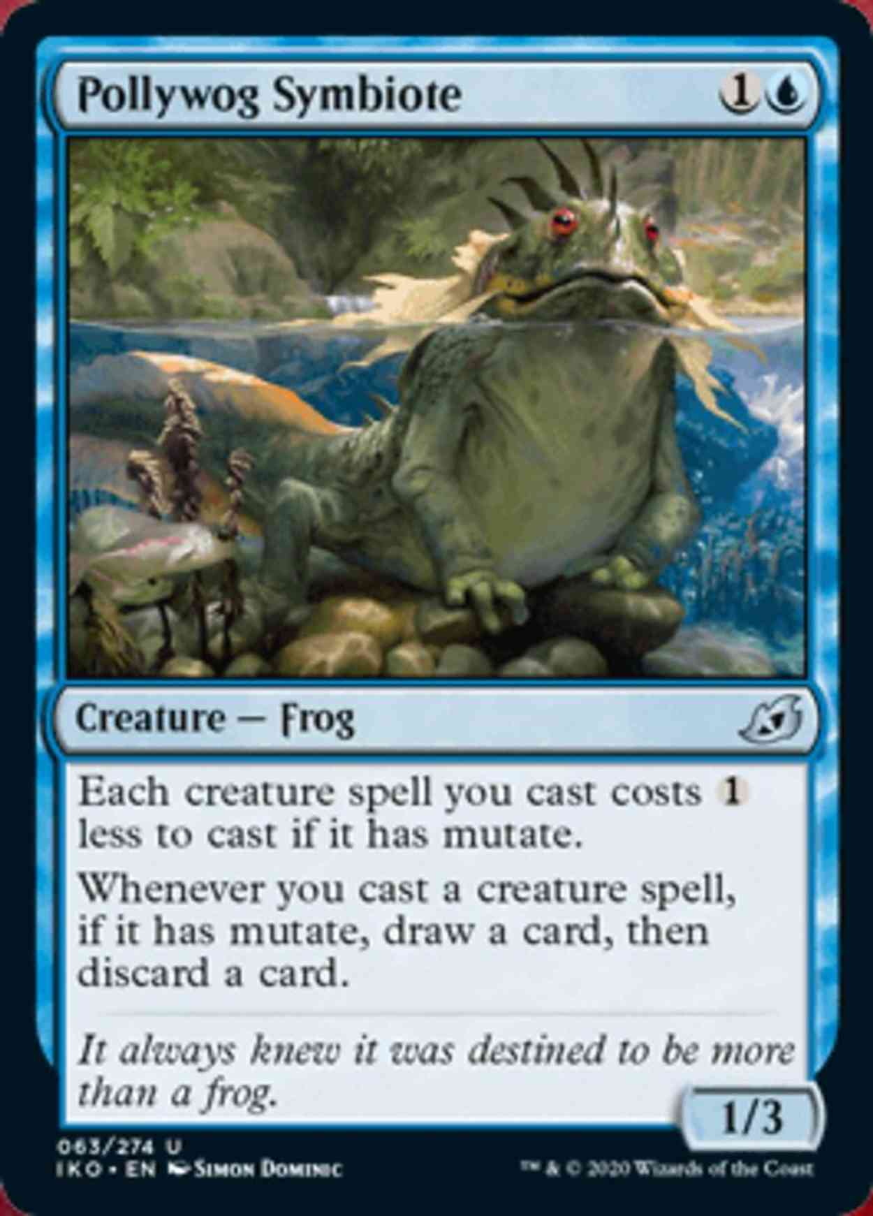 Pollywog Symbiote magic card front