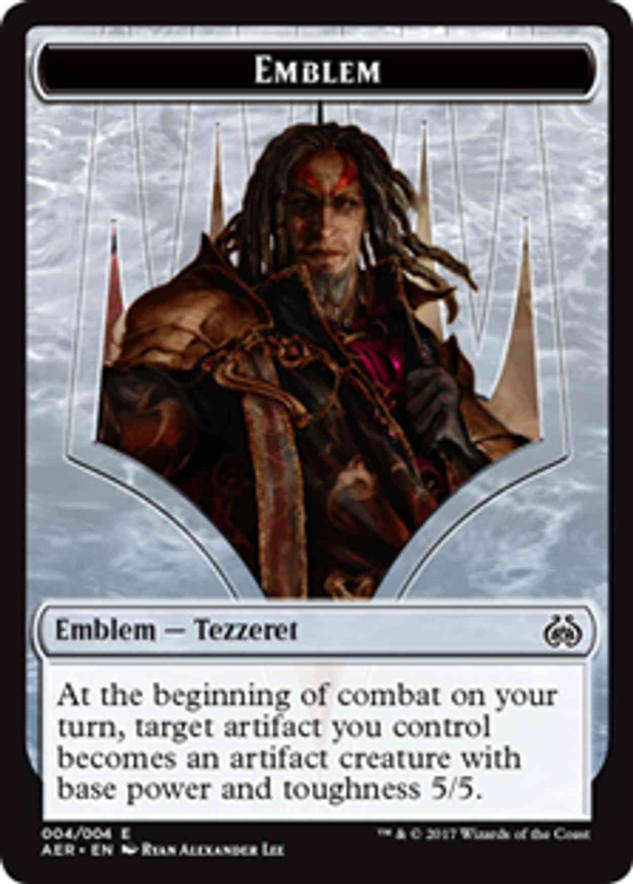 Emblem - Tezzeret the Schemer magic card front