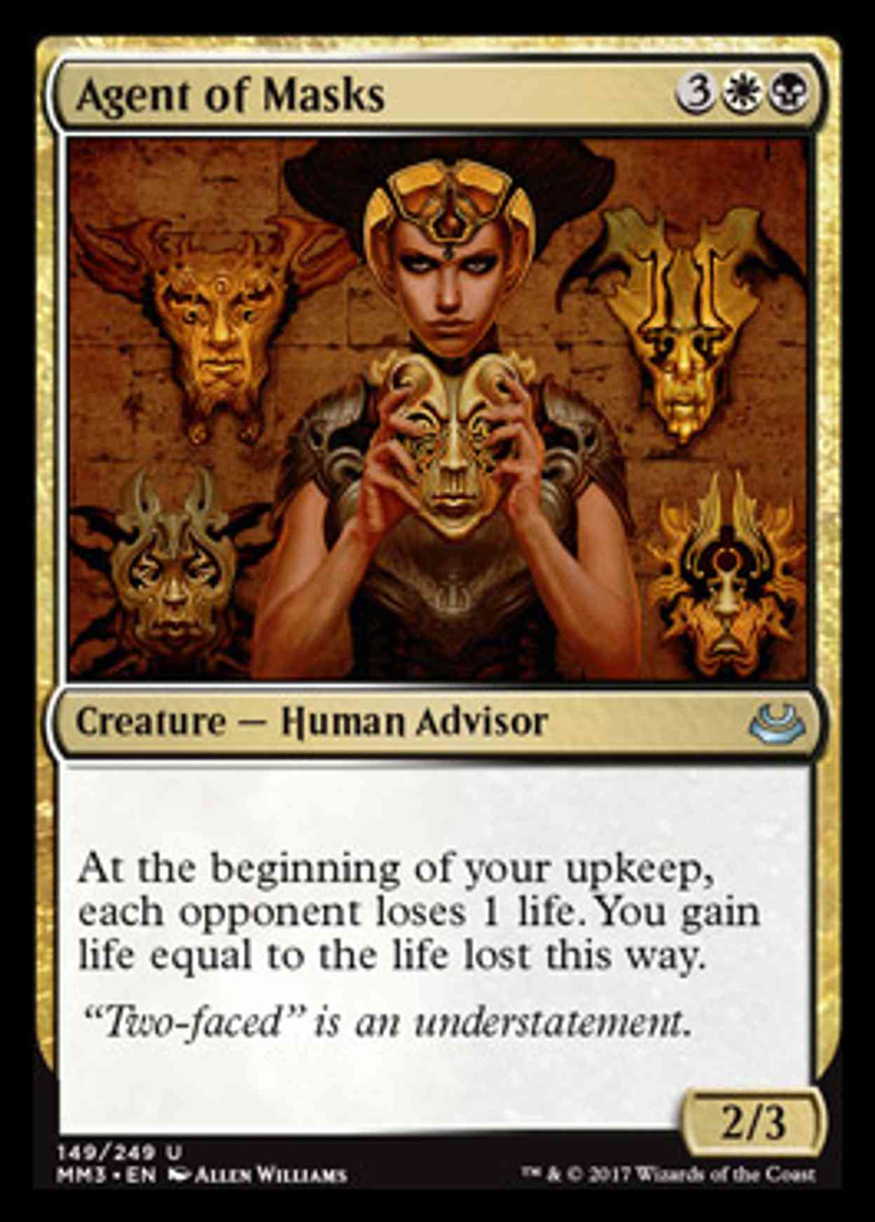 Agent of Masks magic card front