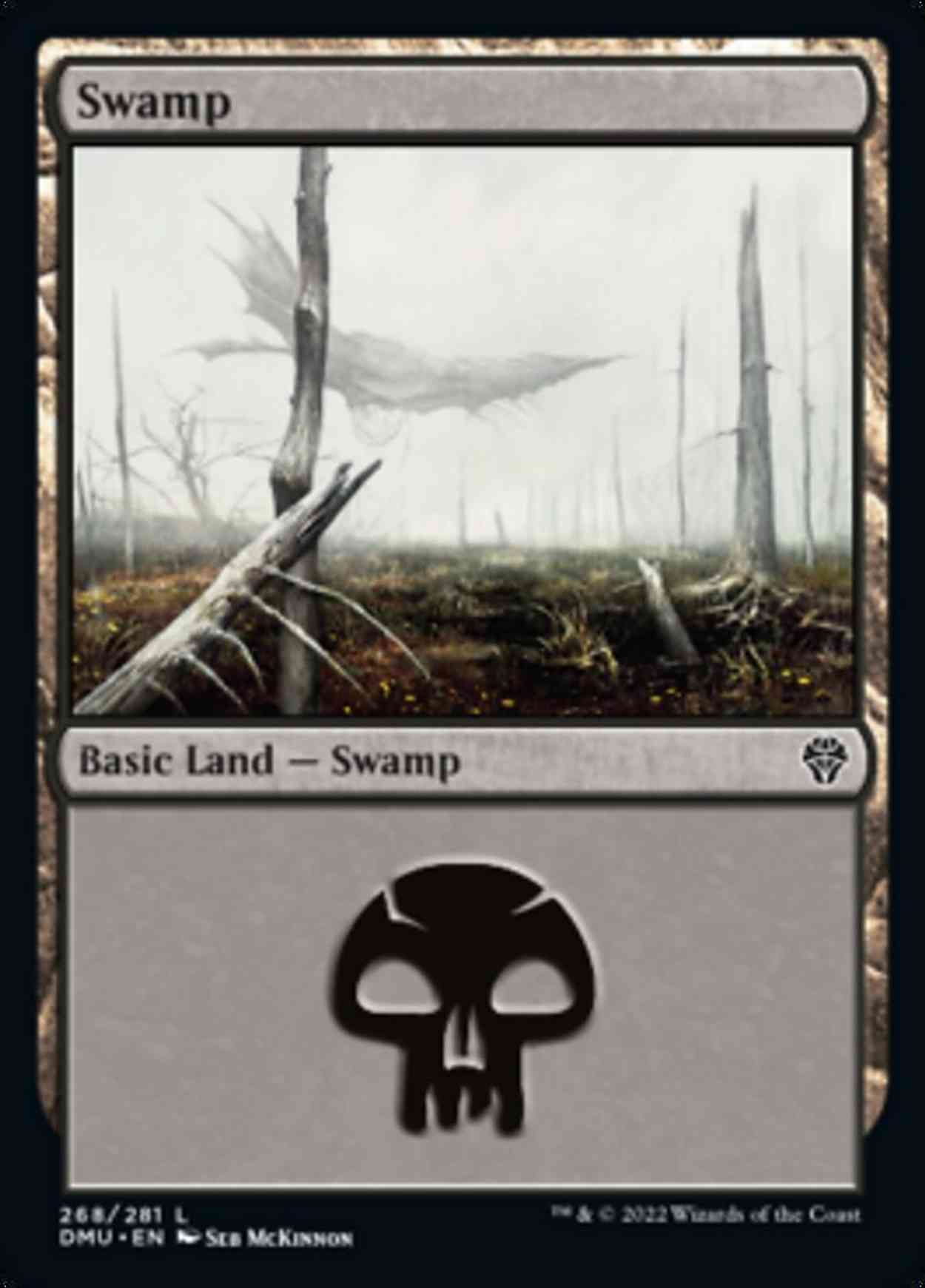 Swamp (268) magic card front