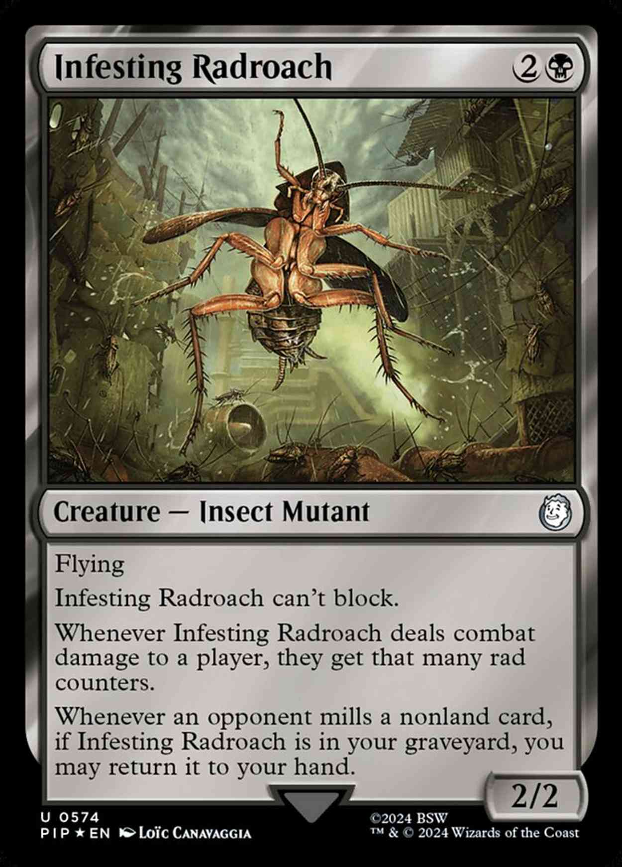 Infesting Radroach (Surge Foil) magic card front