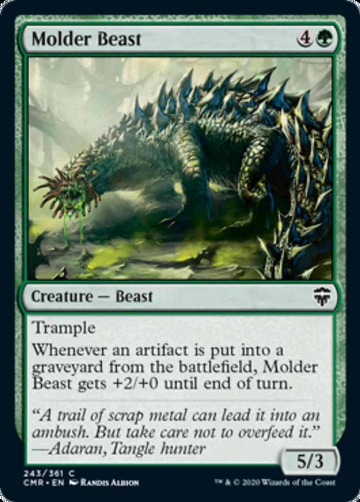Molder Beast magic card front