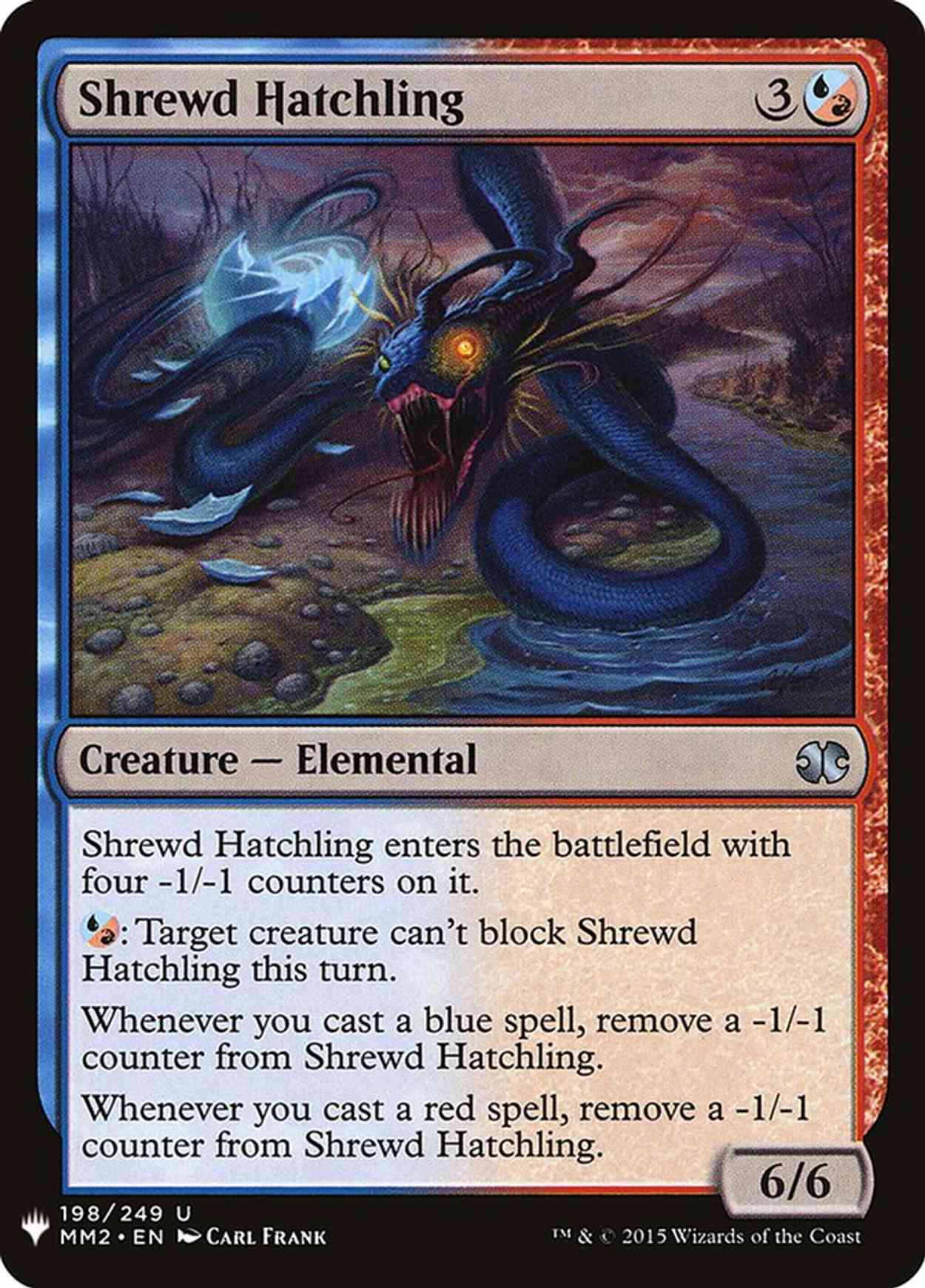 Shrewd Hatchling magic card front
