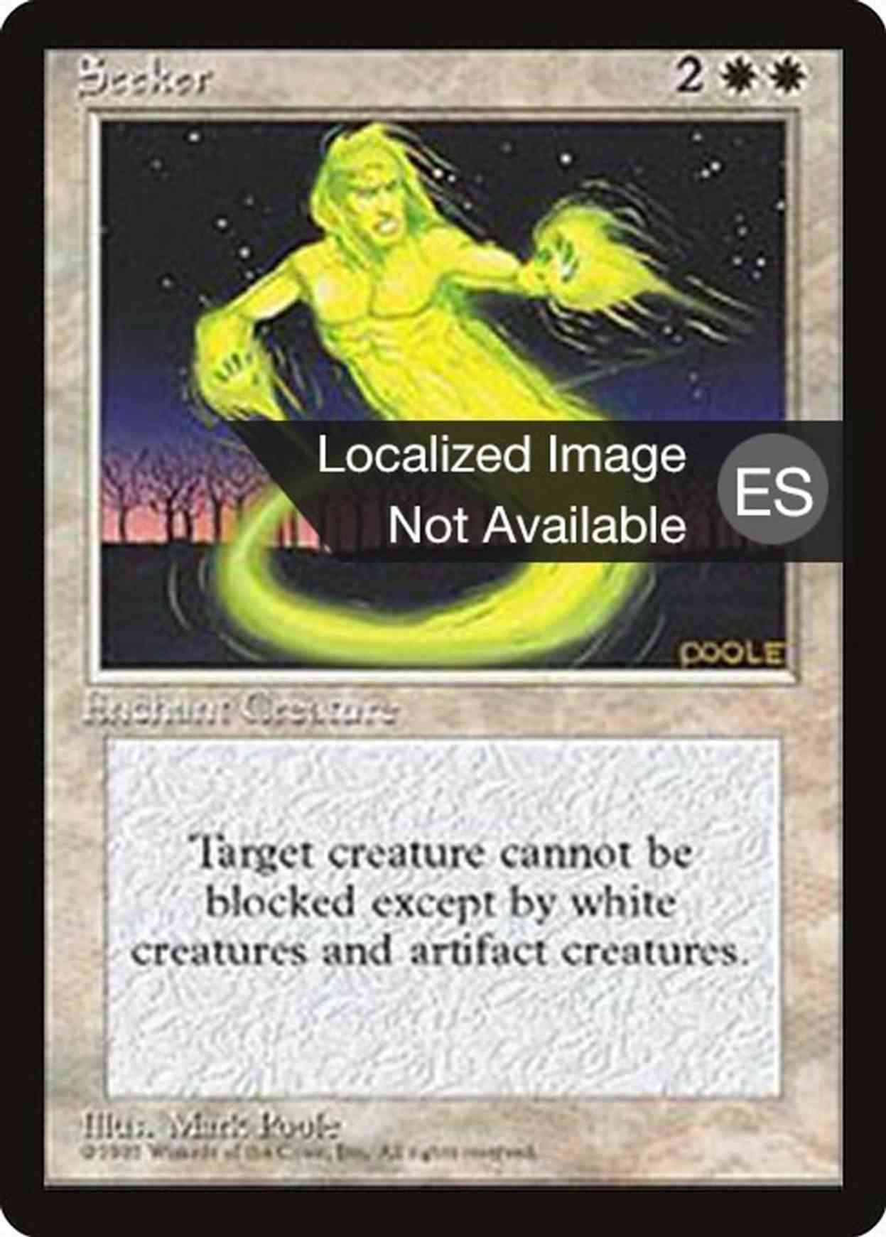 Seeker magic card front