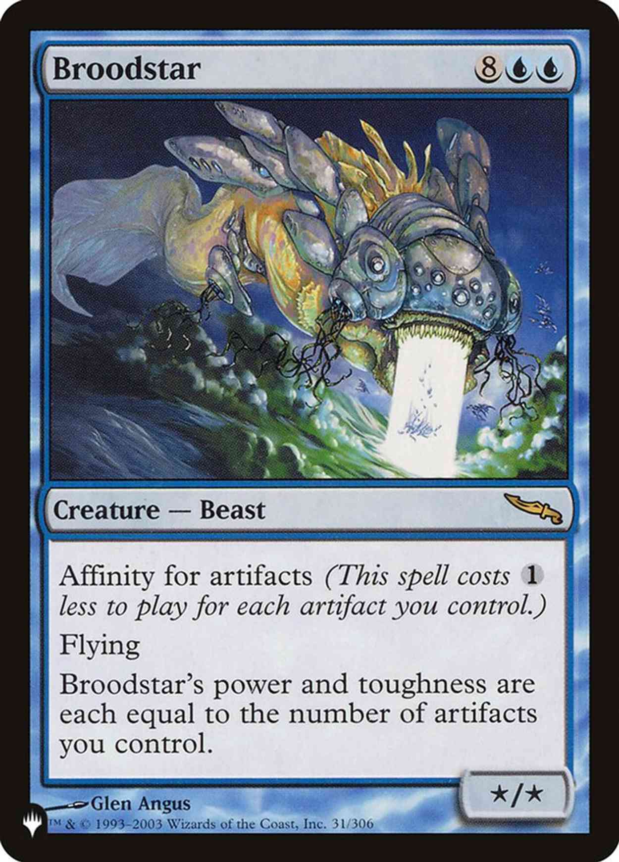 Broodstar magic card front