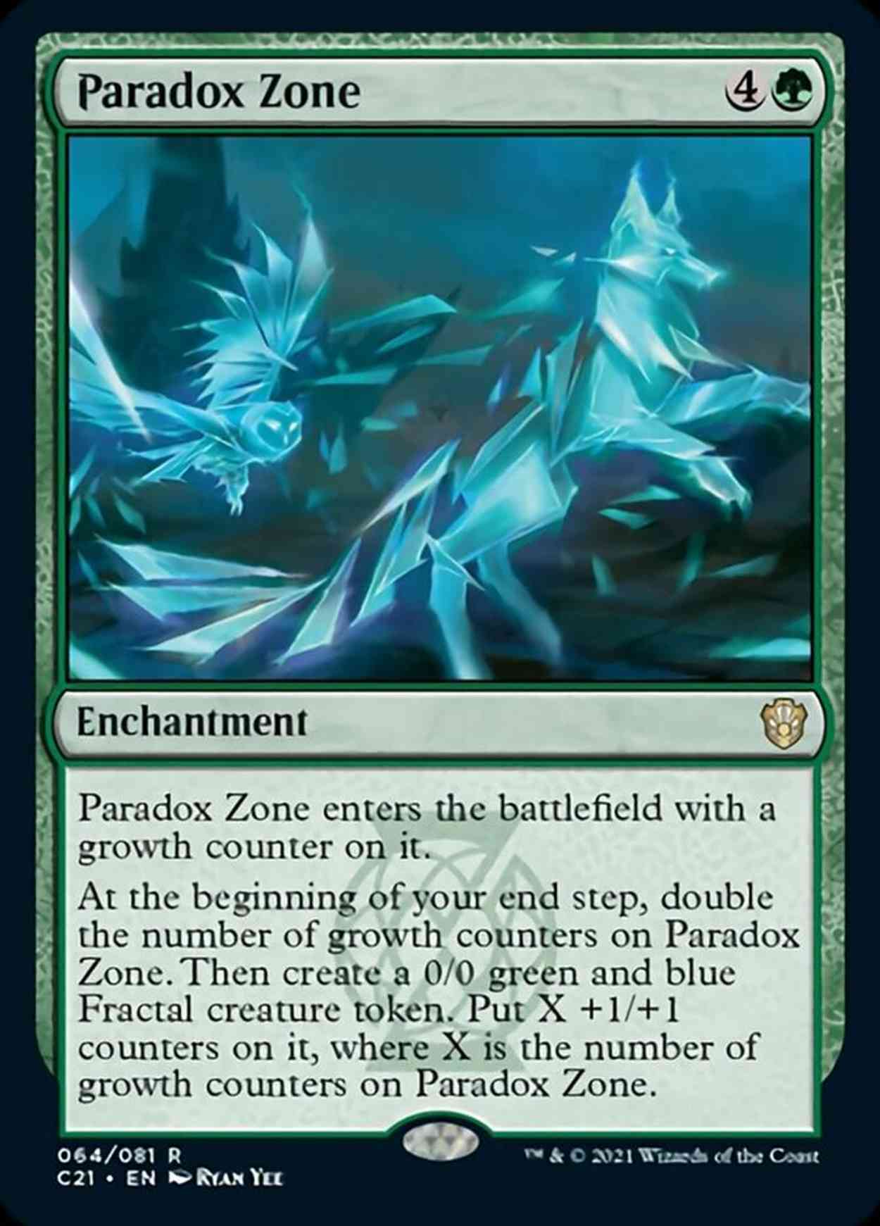 Paradox Zone magic card front