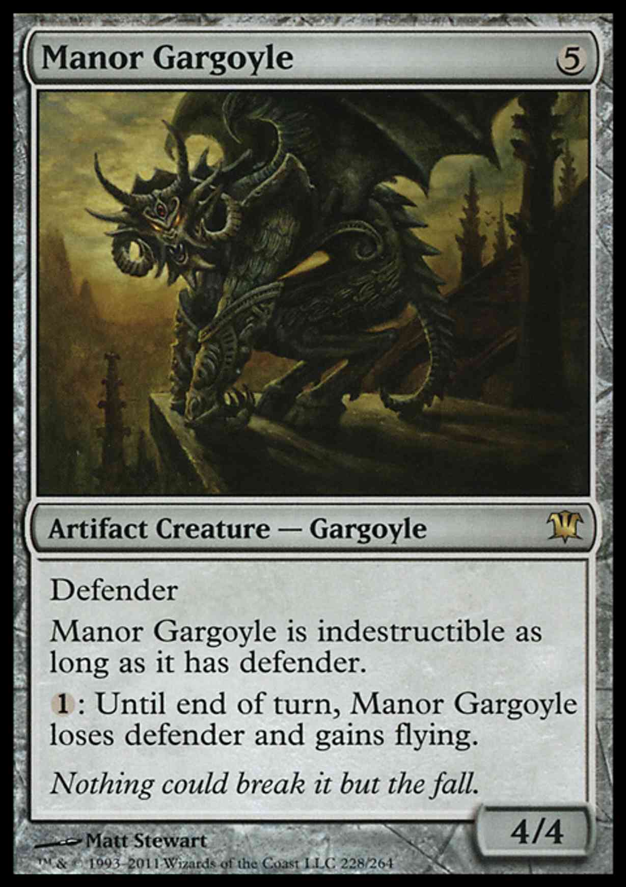 Manor Gargoyle magic card front