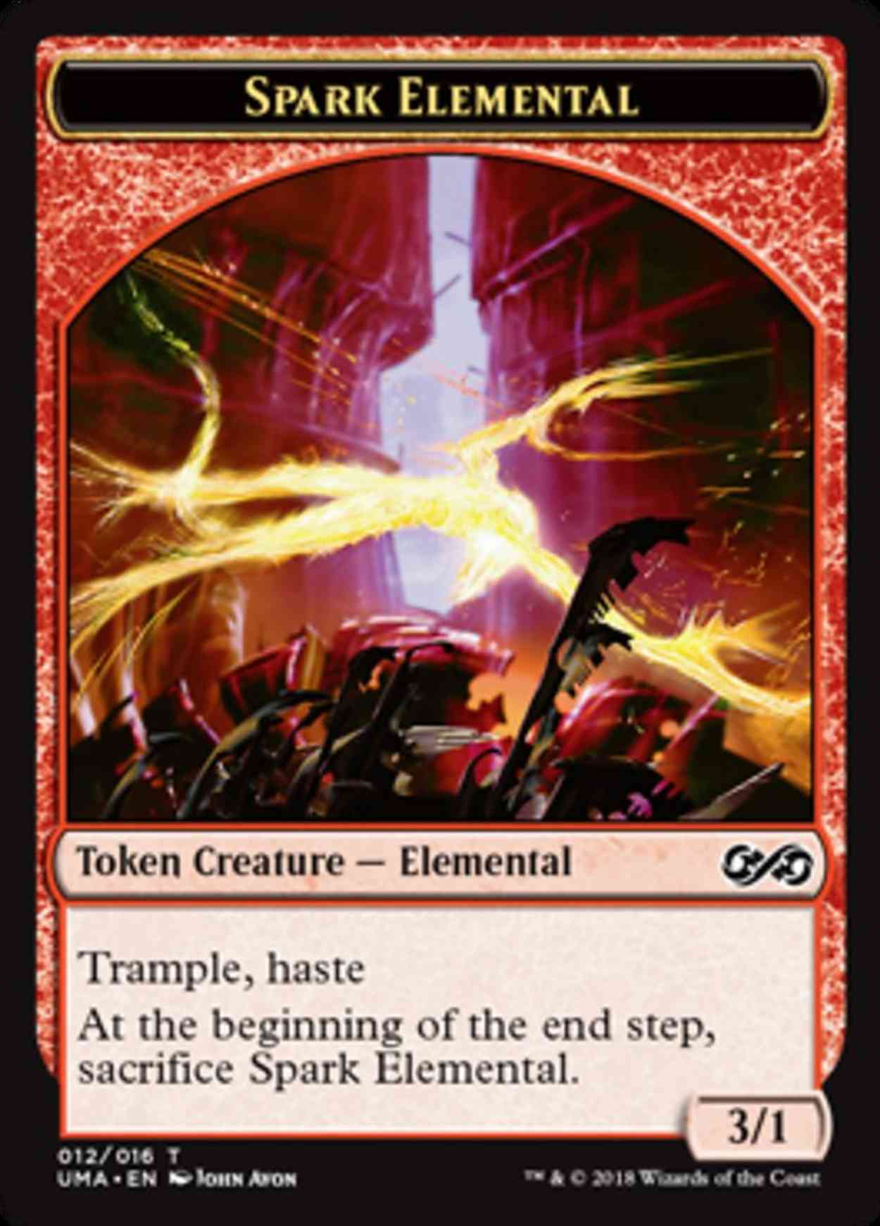 Spark Elemental Token magic card front