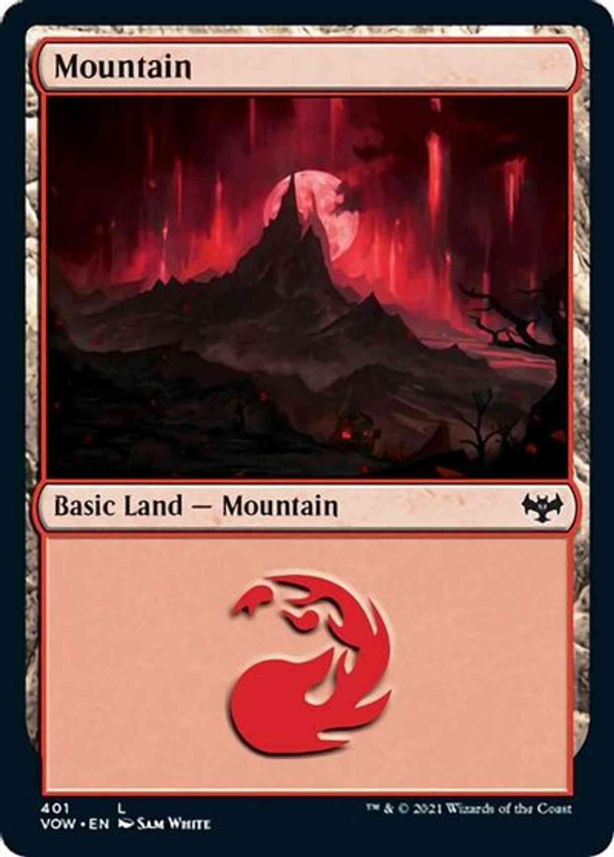 Mountain (401) magic card front