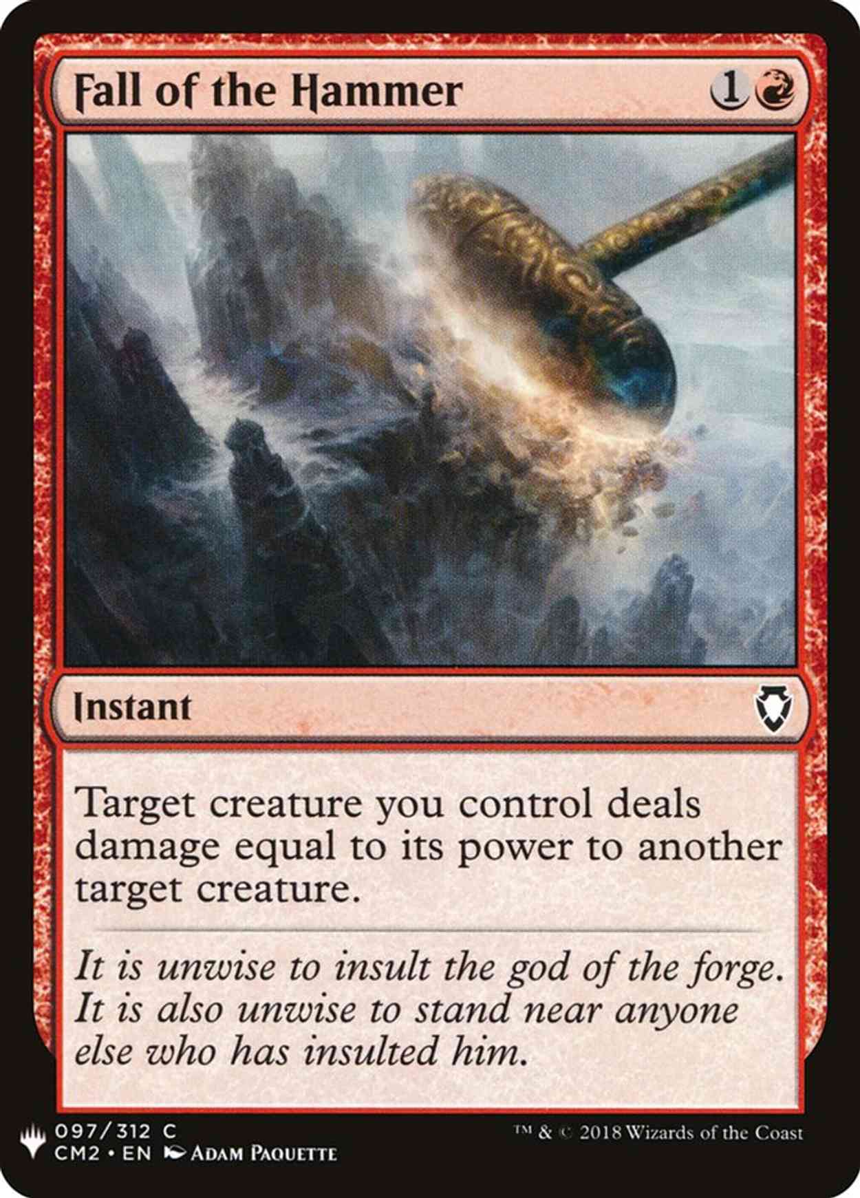 Fall of the Hammer magic card front