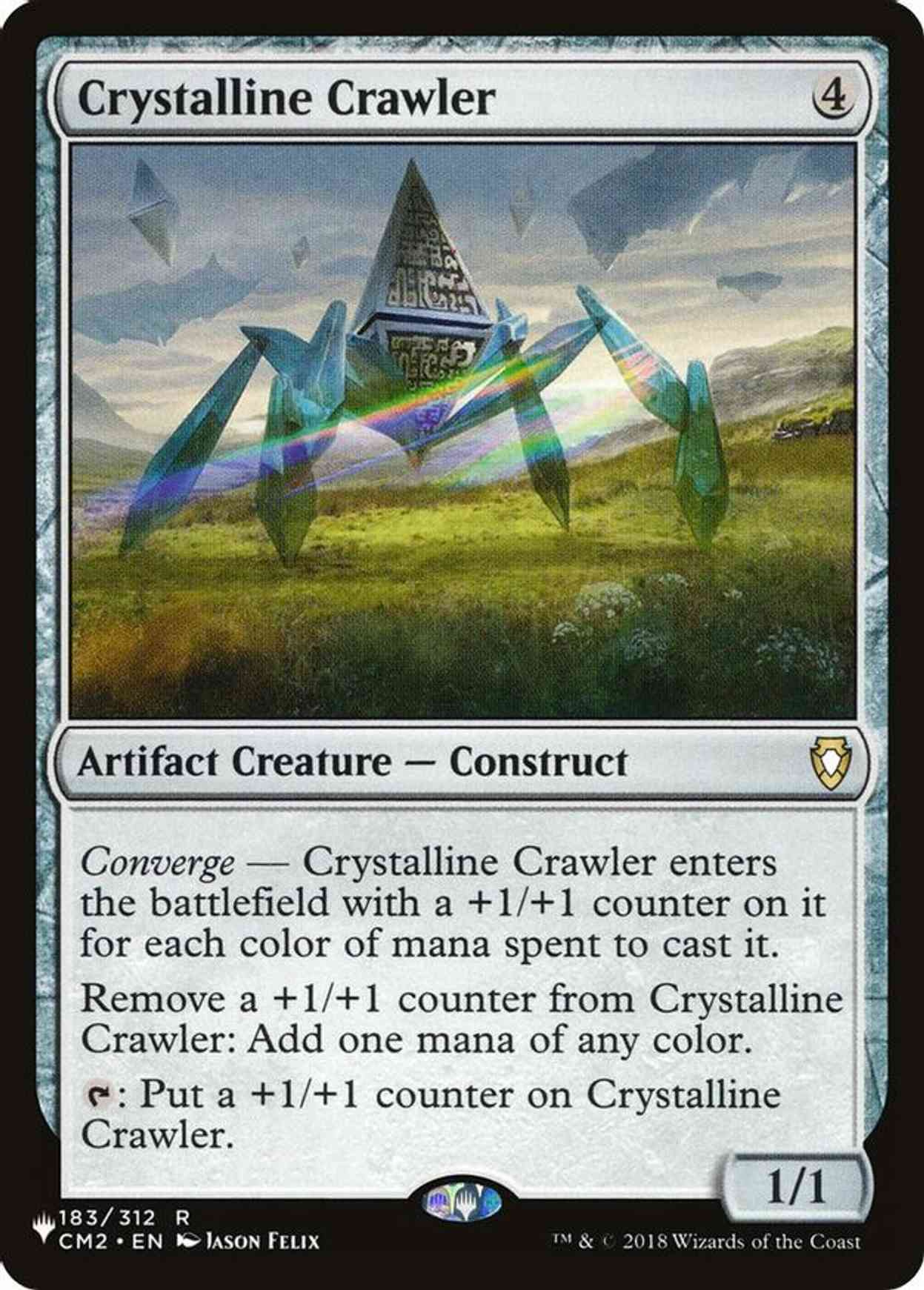 Crystalline Crawler magic card front