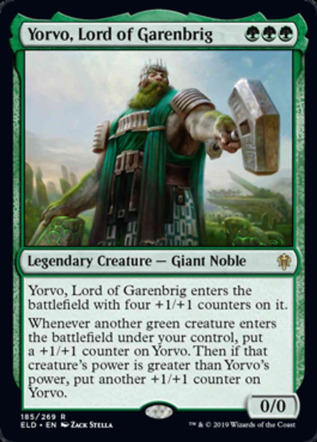 Yorvo, Lord of Garenbrig magic card front