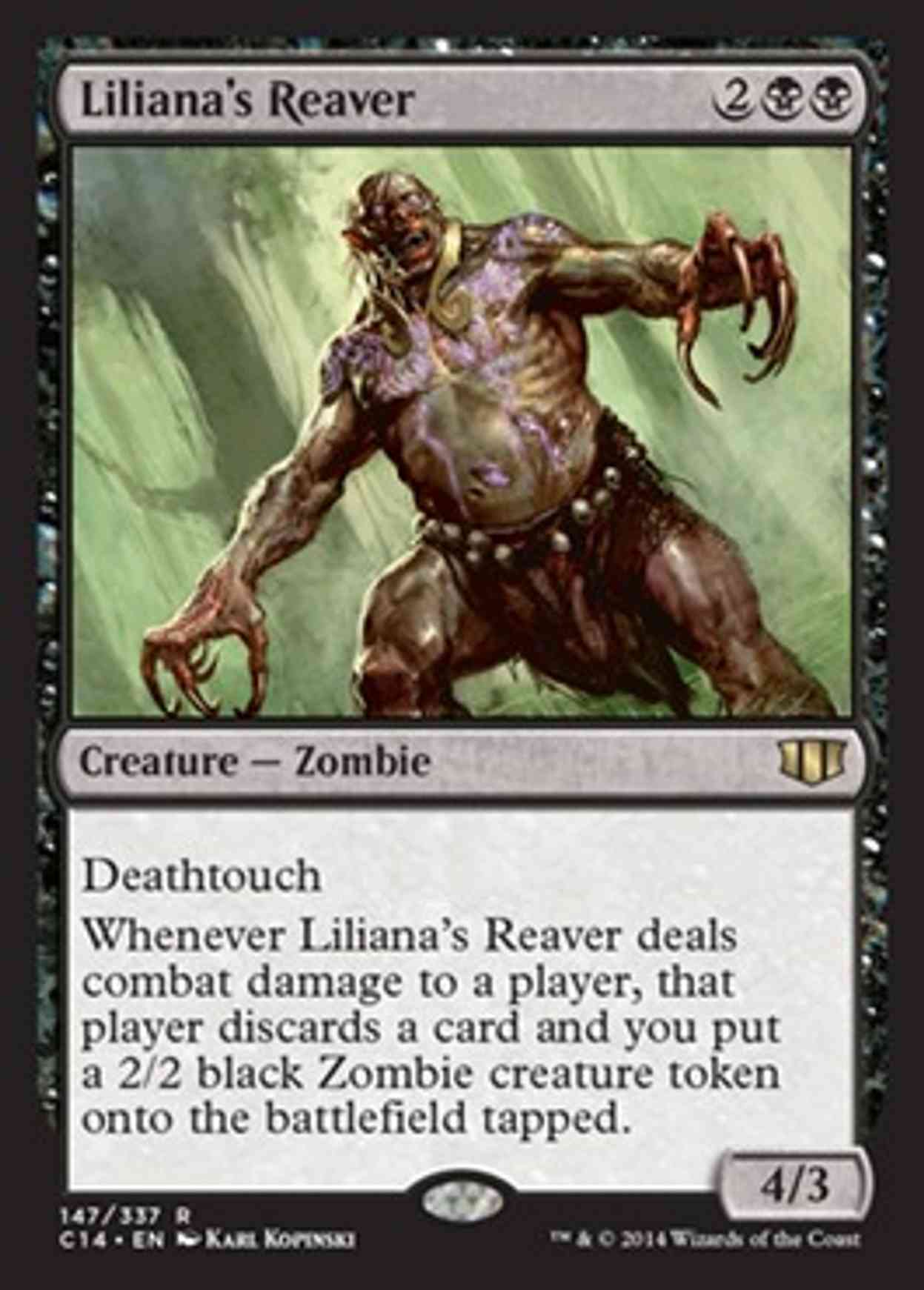 Liliana's Reaver magic card front