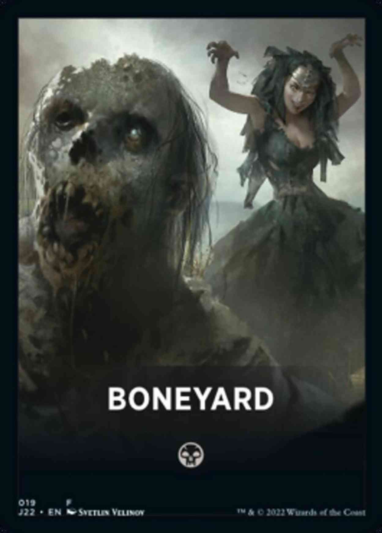 Boneyard Theme Card magic card front