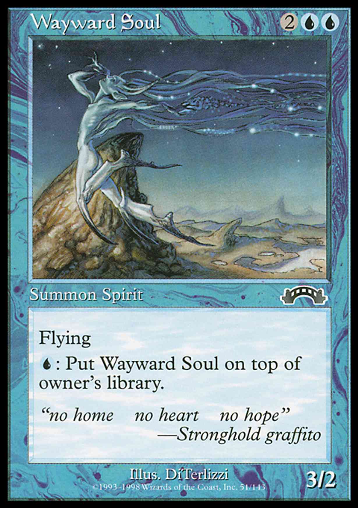 Wayward Soul magic card front